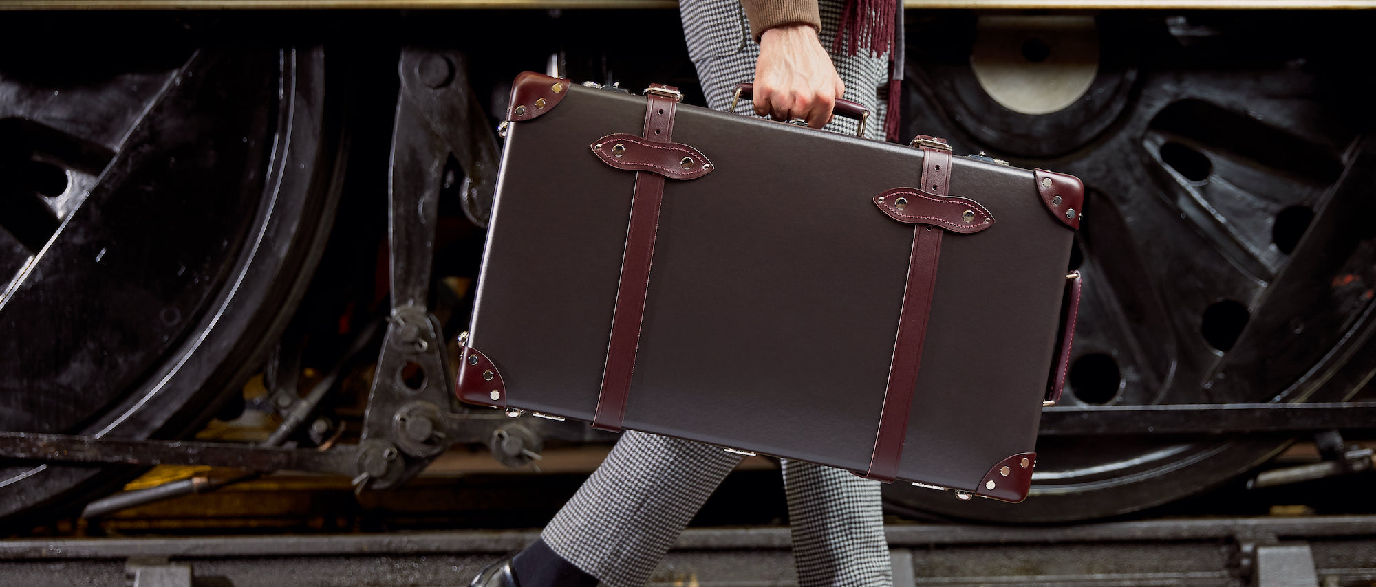 Shop Berluti Aventure Medium Canvas And Leather Travel Bag