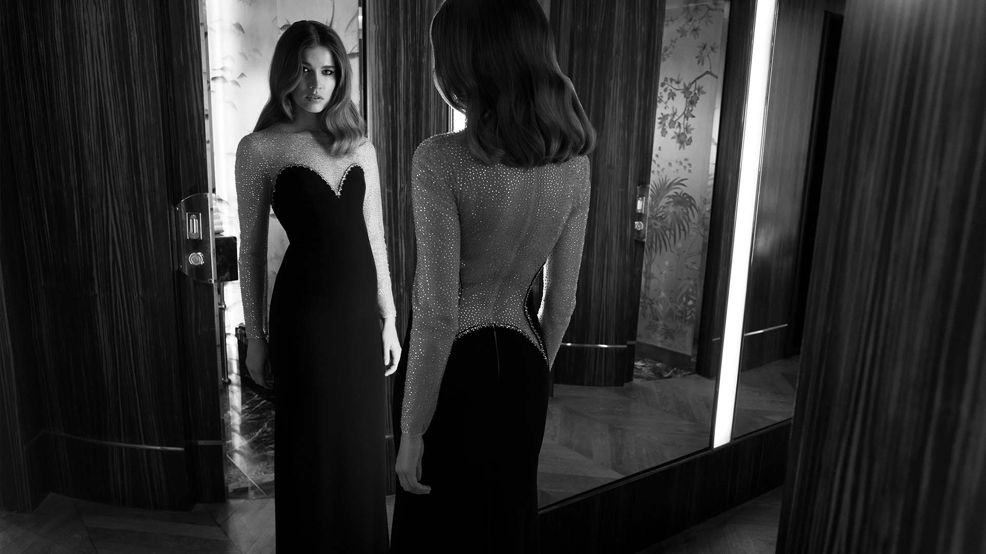 jenny packham black dress Ingrid Gown - Black