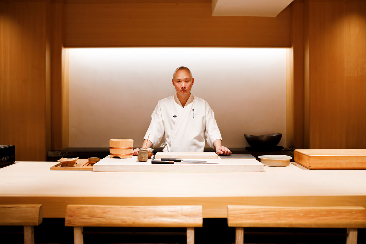 One-of-a-kind Custom Luggage Made With Sushi Chef Hiroyuki Sato.