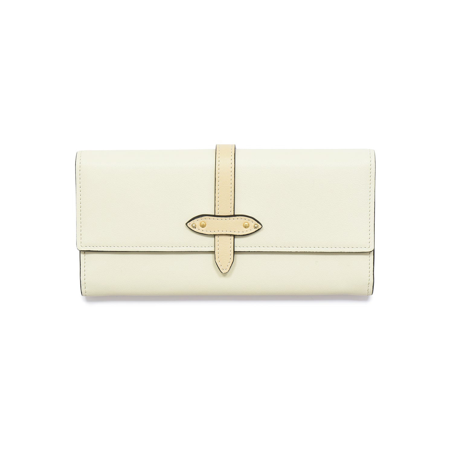 1897 - Zipped Wallet - Ivory/Natural