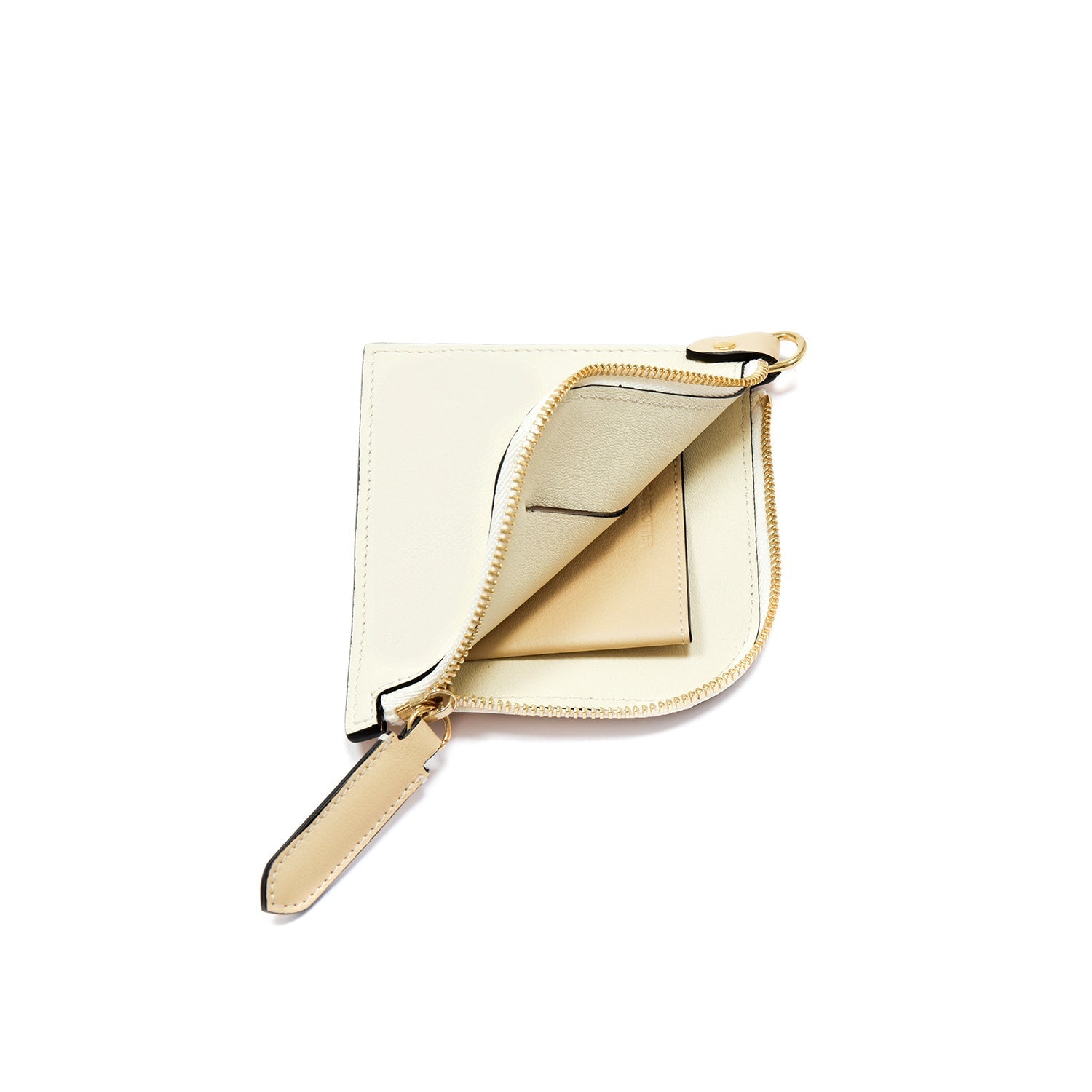 1897 - Zipped Wallet - Ivory/Natural