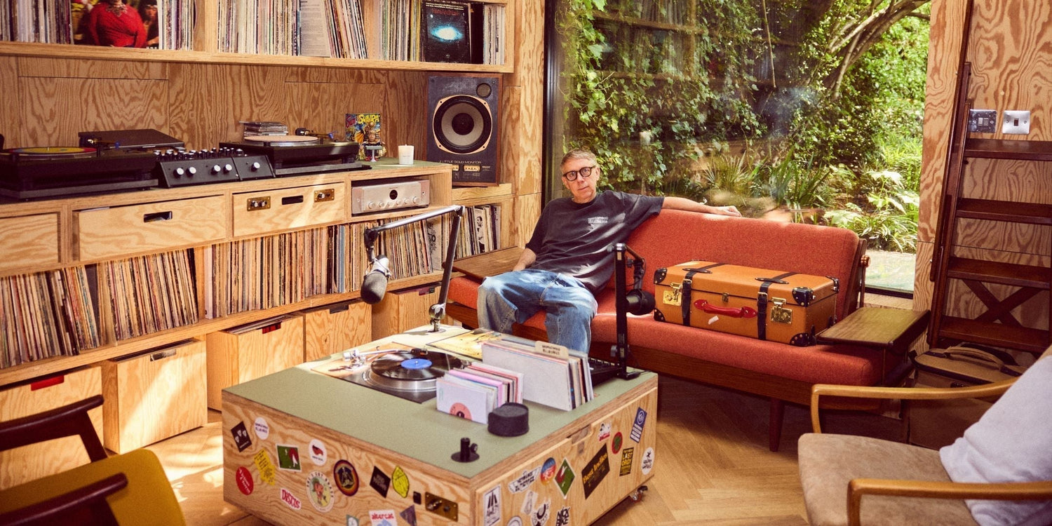 One-Of-A-Kind Custom Luggage Made With DJ Gilles Peterson