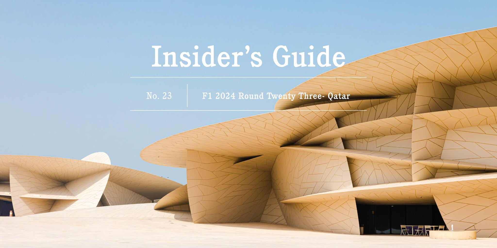 F1 2024 Insider's Guide No. 23 – Qatar