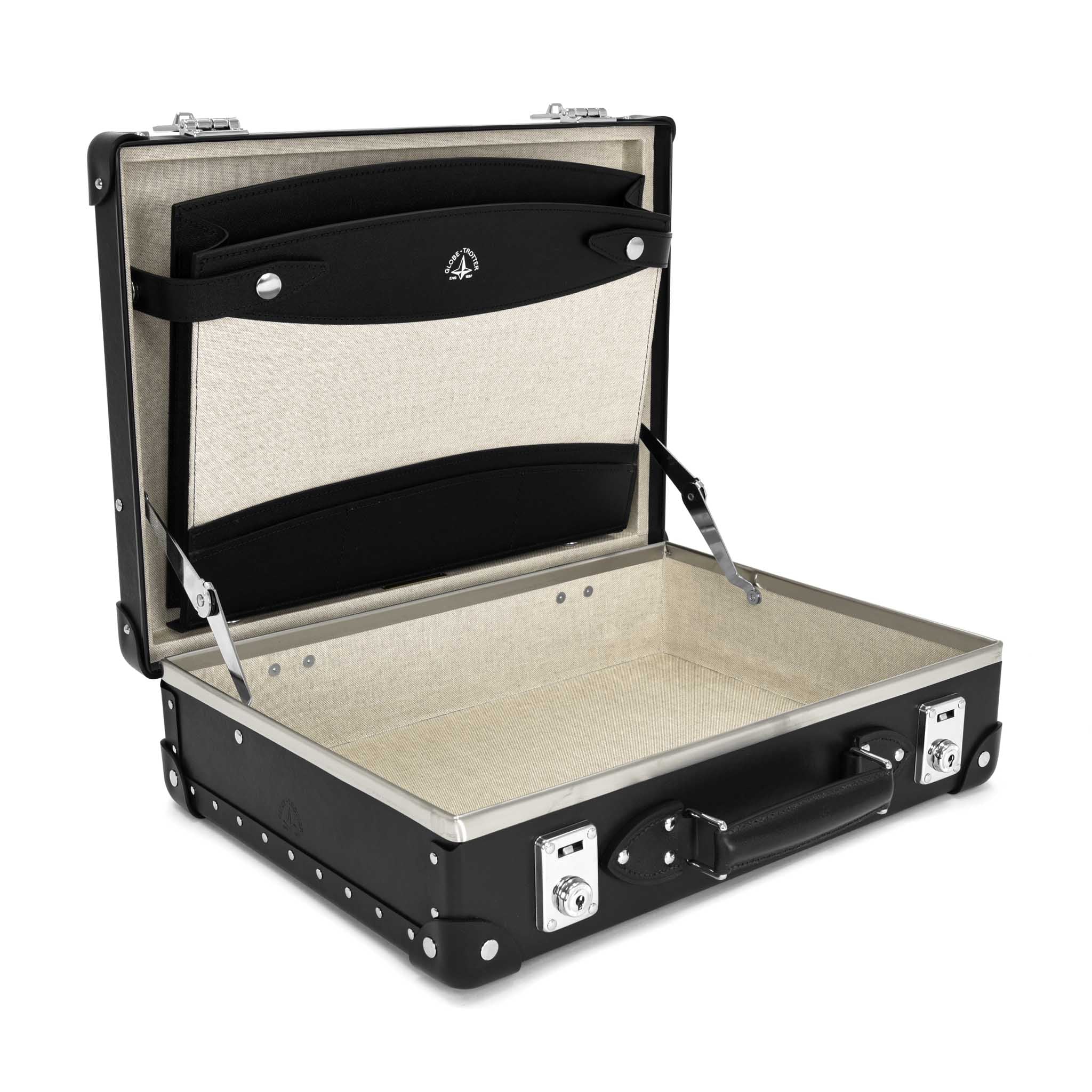 Centenary · Attaché | Black/Black/Chrome