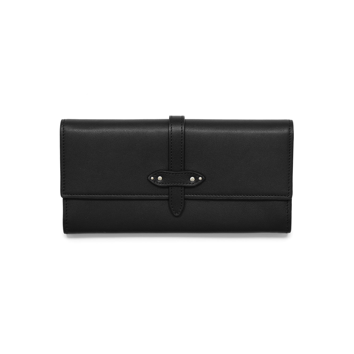 1897 · Flap Over Purse | Black - GLOBE-TROTTER