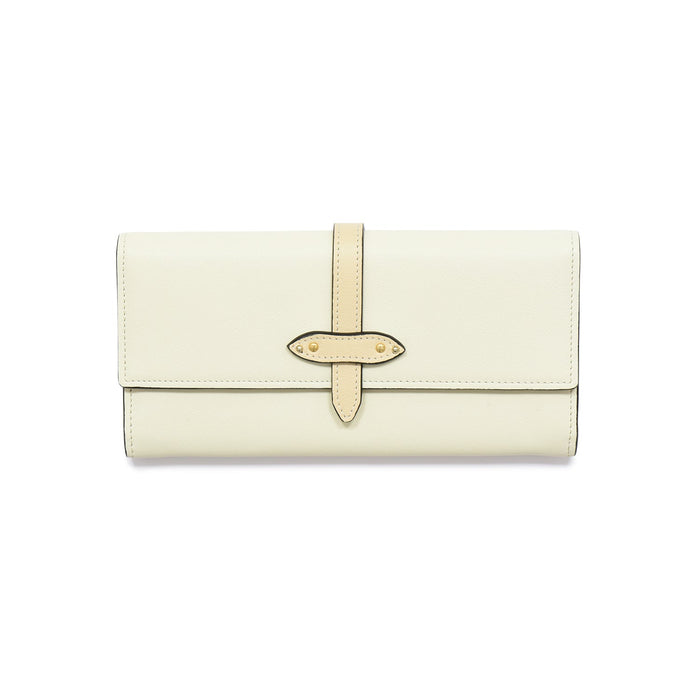 1897 · Flap Over Purse | Ivory/Natural - GLOBE-TROTTER