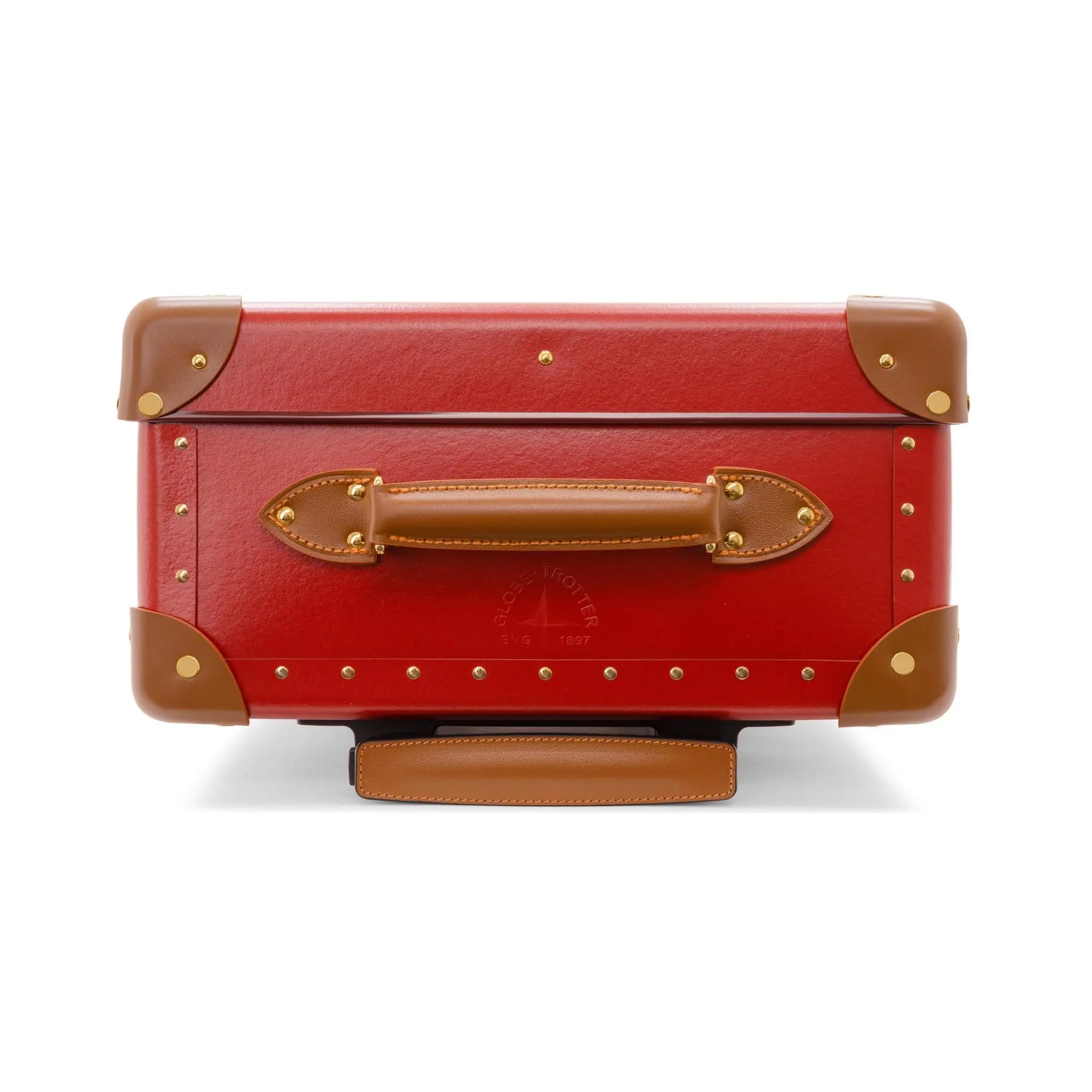 Centenary · Small Carry-On - 2 Wheels | Red/Caramel/Gold - GLOBE-TROTTER