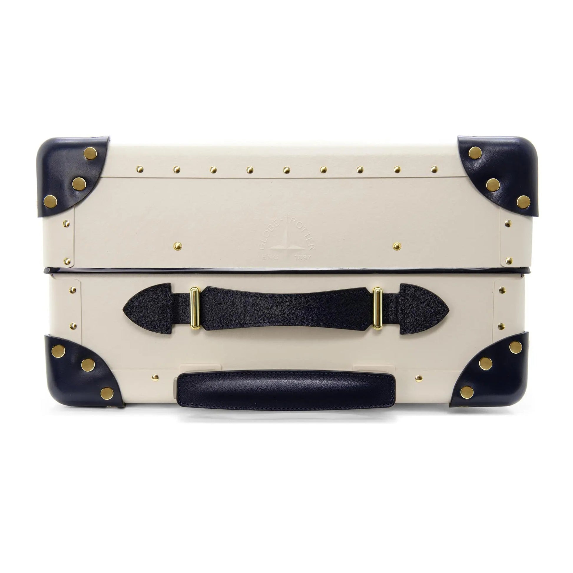 Centenary · Carry-On - 4 Wheels | Ivory/Navy/Brass - GLOBE-TROTTER