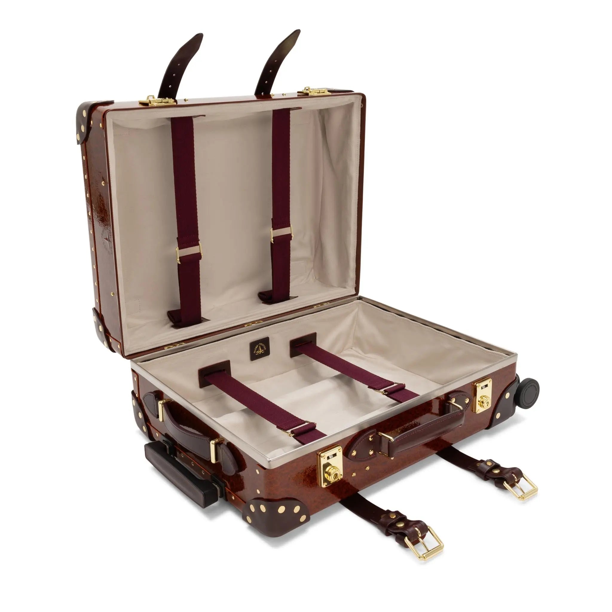 Orient · Carry-On - 4 Wheels | Urushi/Burgundy/Gold - GLOBE-TROTTER