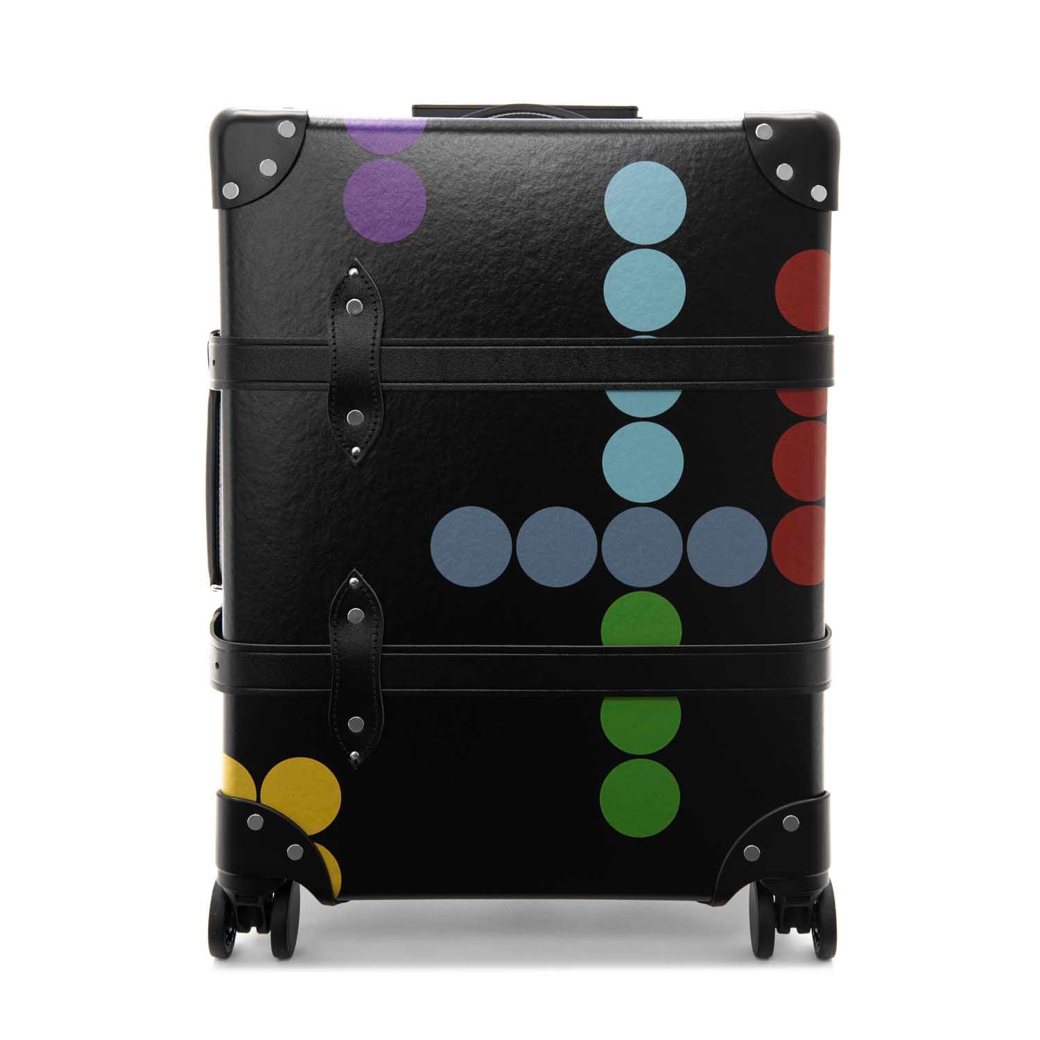 DR. NO · Carry-On - 4 Wheels | Black/Black/Chrome