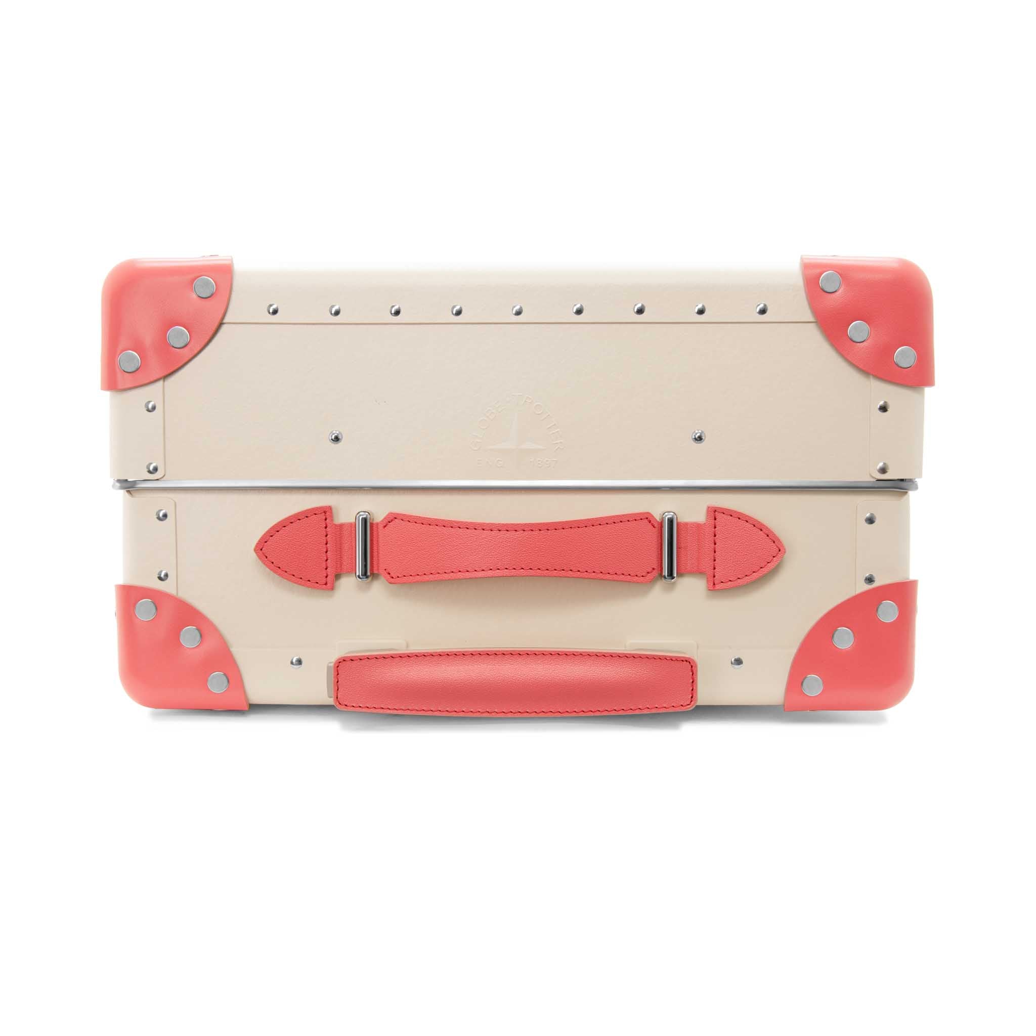 Pop Colour · Carry-On - 4 Wheels | Ivory/Flamingo/Chrome