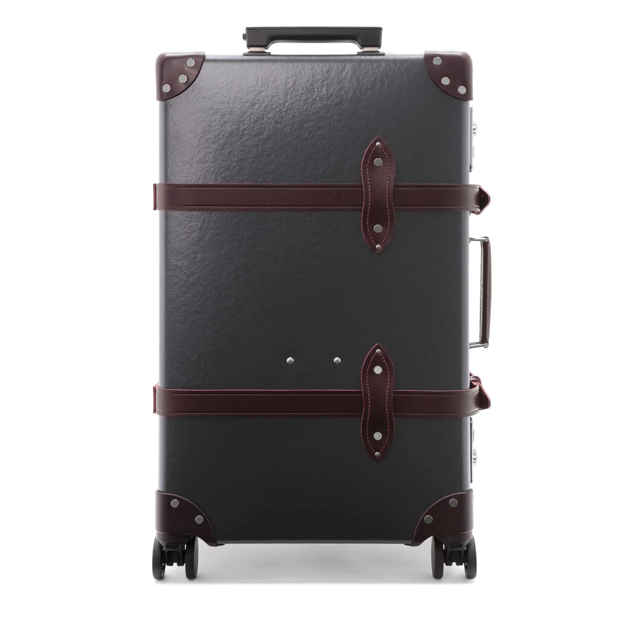 Centenary · Medium Check-In - 4 Wheels | Brown/Burgundy - GLOBE-TROTTER