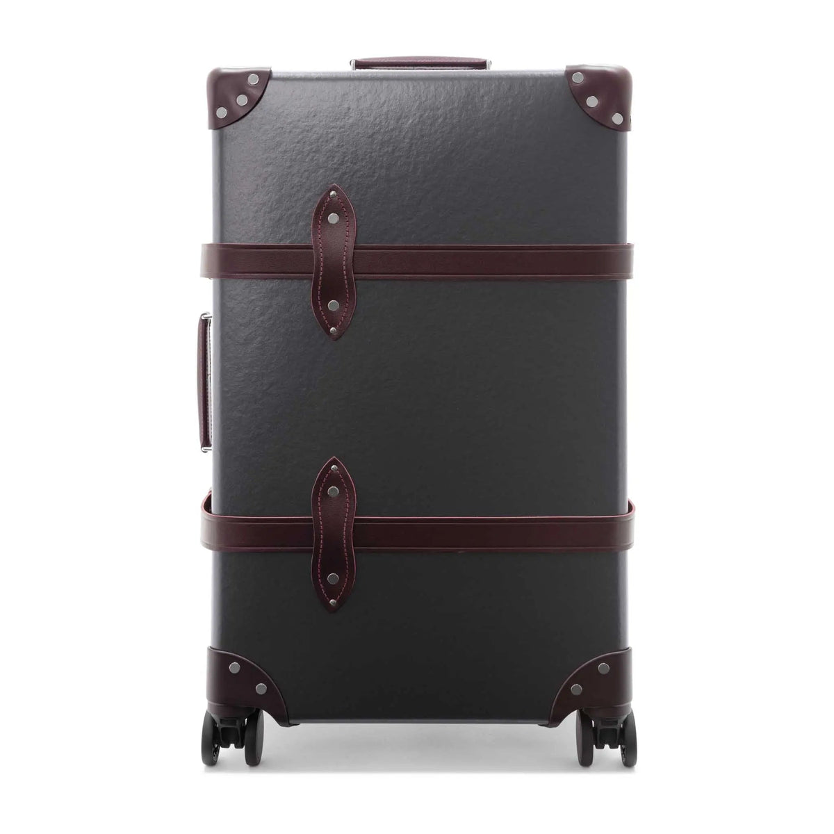 Centenary · Medium Check-In - 4 Wheels | Brown/Burgundy/Chrome