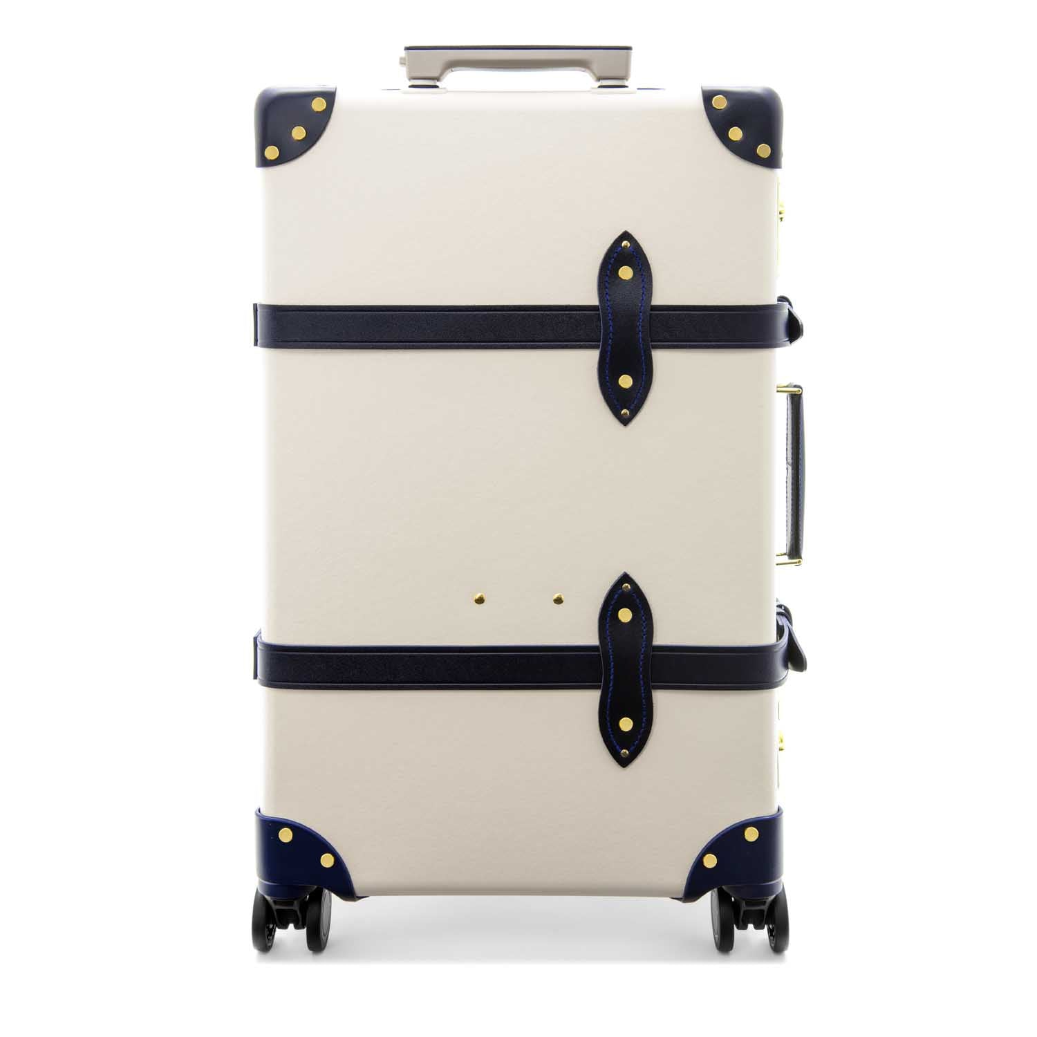 Centenary · Medium Check-In - 4 Wheels | Ivory/Navy/Brass