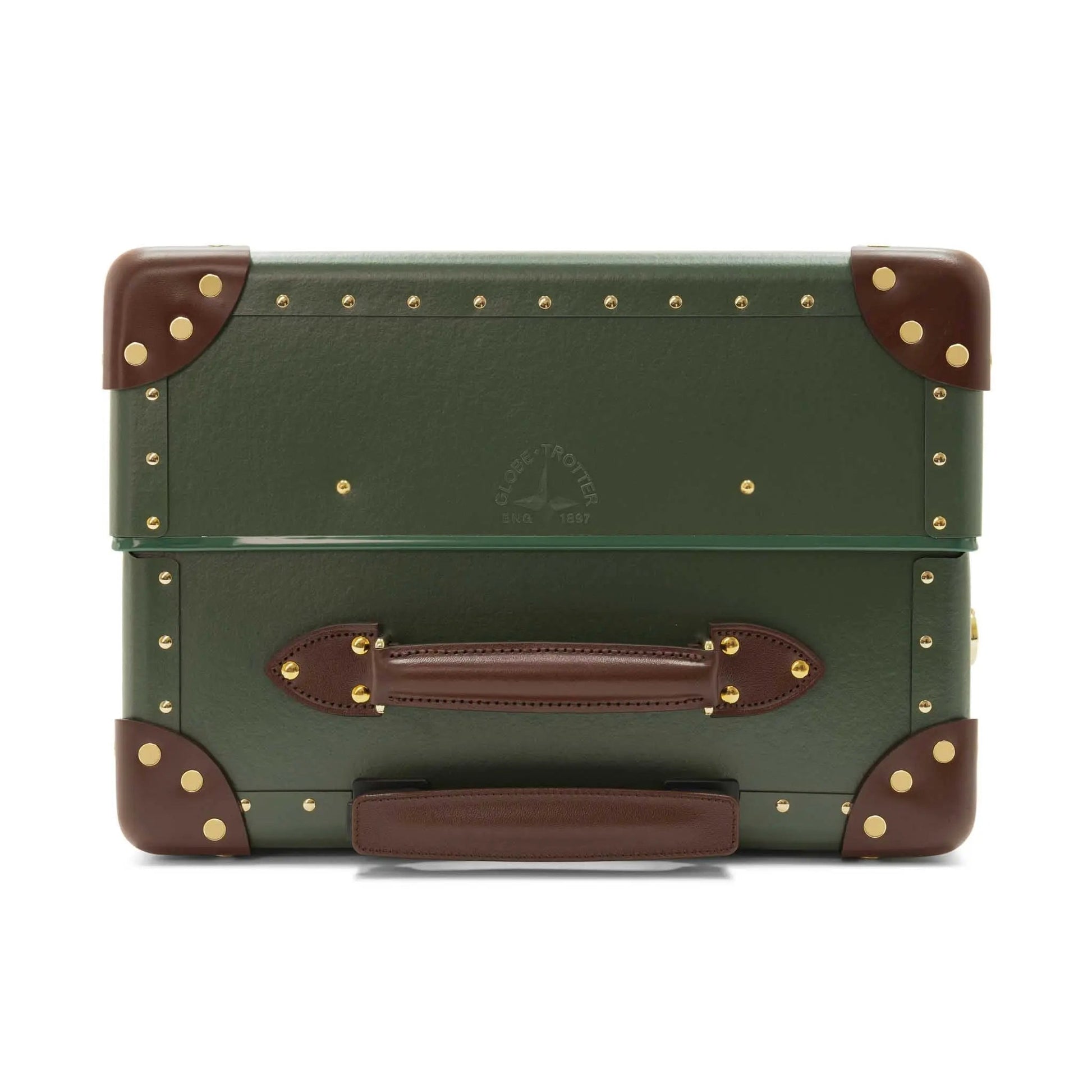 Centenary · Medium Check-In - 4 Wheels | Green/Brown - GLOBE-TROTTER