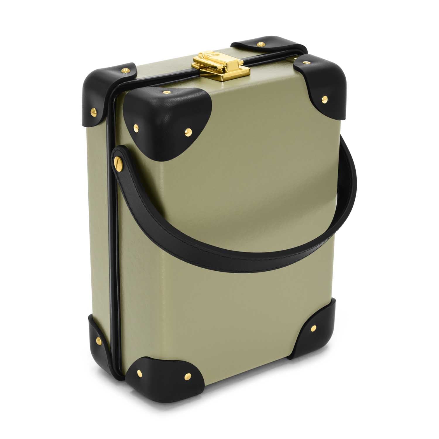 Centenary · 3-Slot Watch Case | Olive/Black/Gold