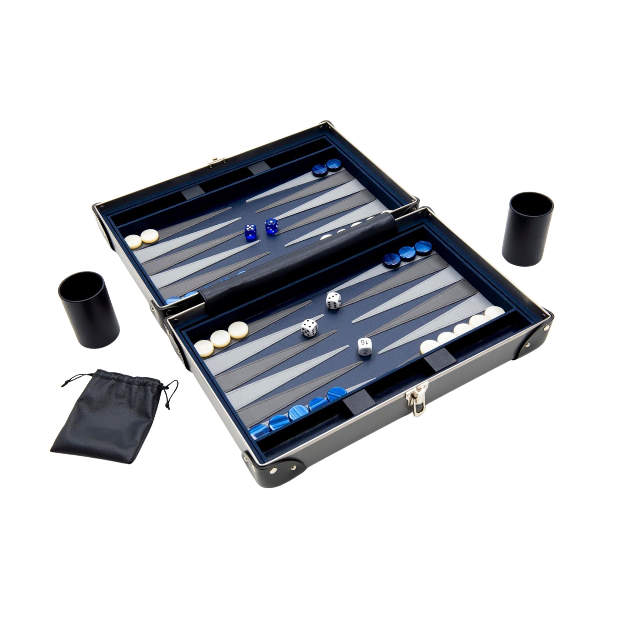 007 Collection · Backgammon Set | Grey/Graphite/Chrome