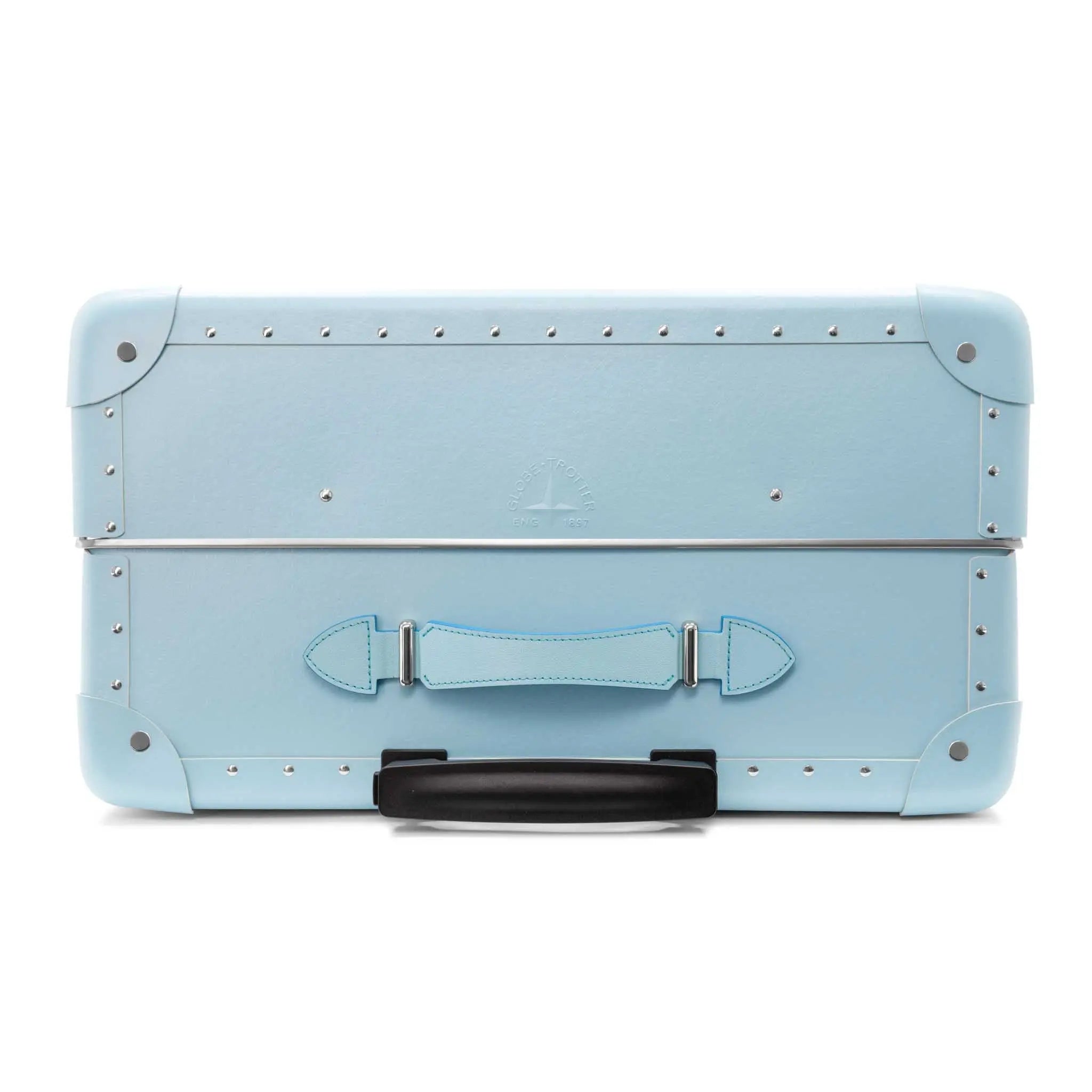 Pop Colour · Large Check-In - 4 Wheels | Pastel Blue/Pastel Blue/Chrome - GLOBE-TROTTER