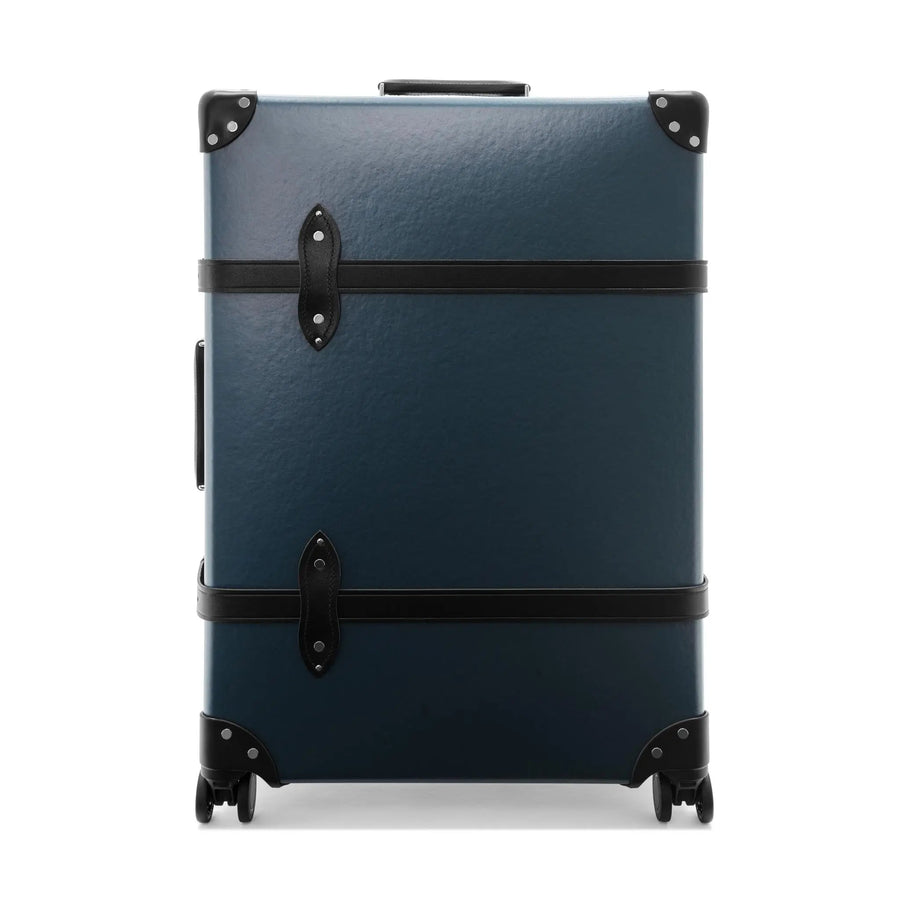DR. NO · Large Check-In - 4 Wheels | Navy/Black/Chrome – first image