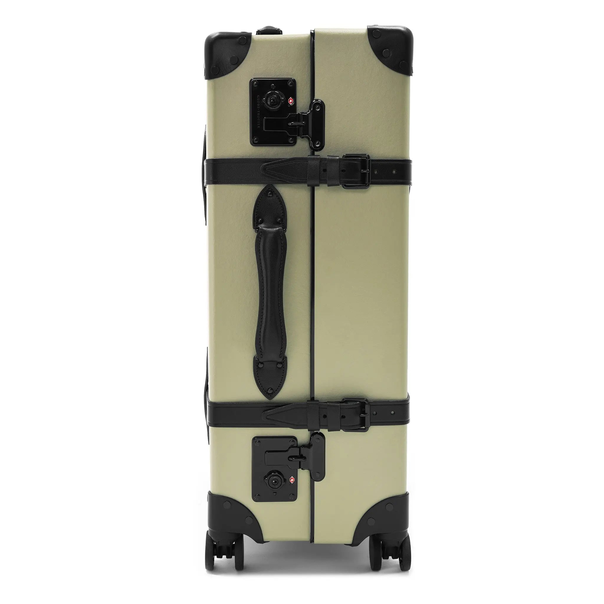 Centenary · Large Check-In - 4 Wheels | Olive/Black/Black - GLOBE-TROTTER