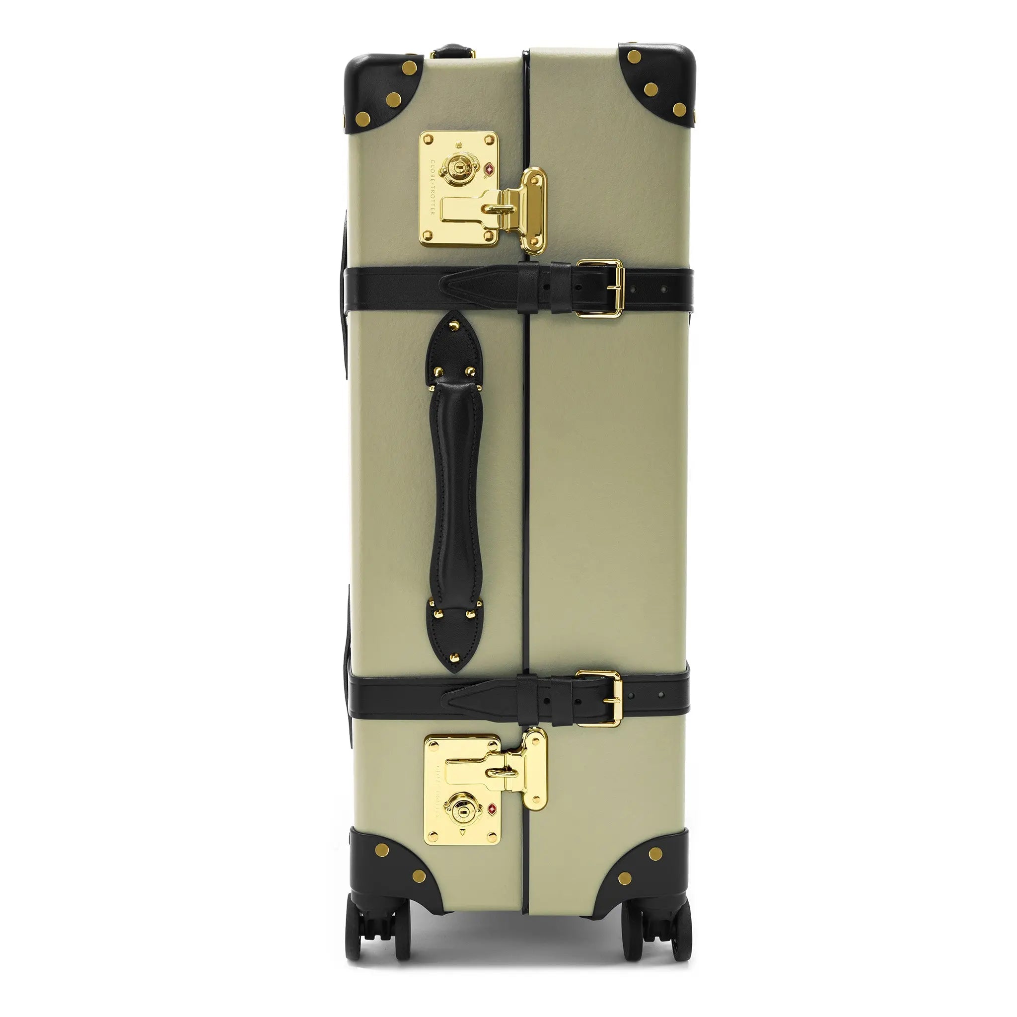 Centenary · Large Check-In - 4 Wheels | Olive/Black/Gold - GLOBE-TROTTER