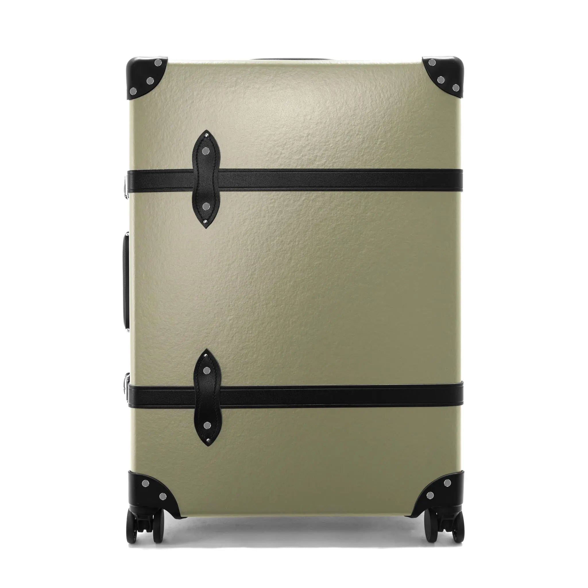 Centenary · Large Check-In - 4 Wheels | Olive/Black/Chrome - GLOBE-TROTTER