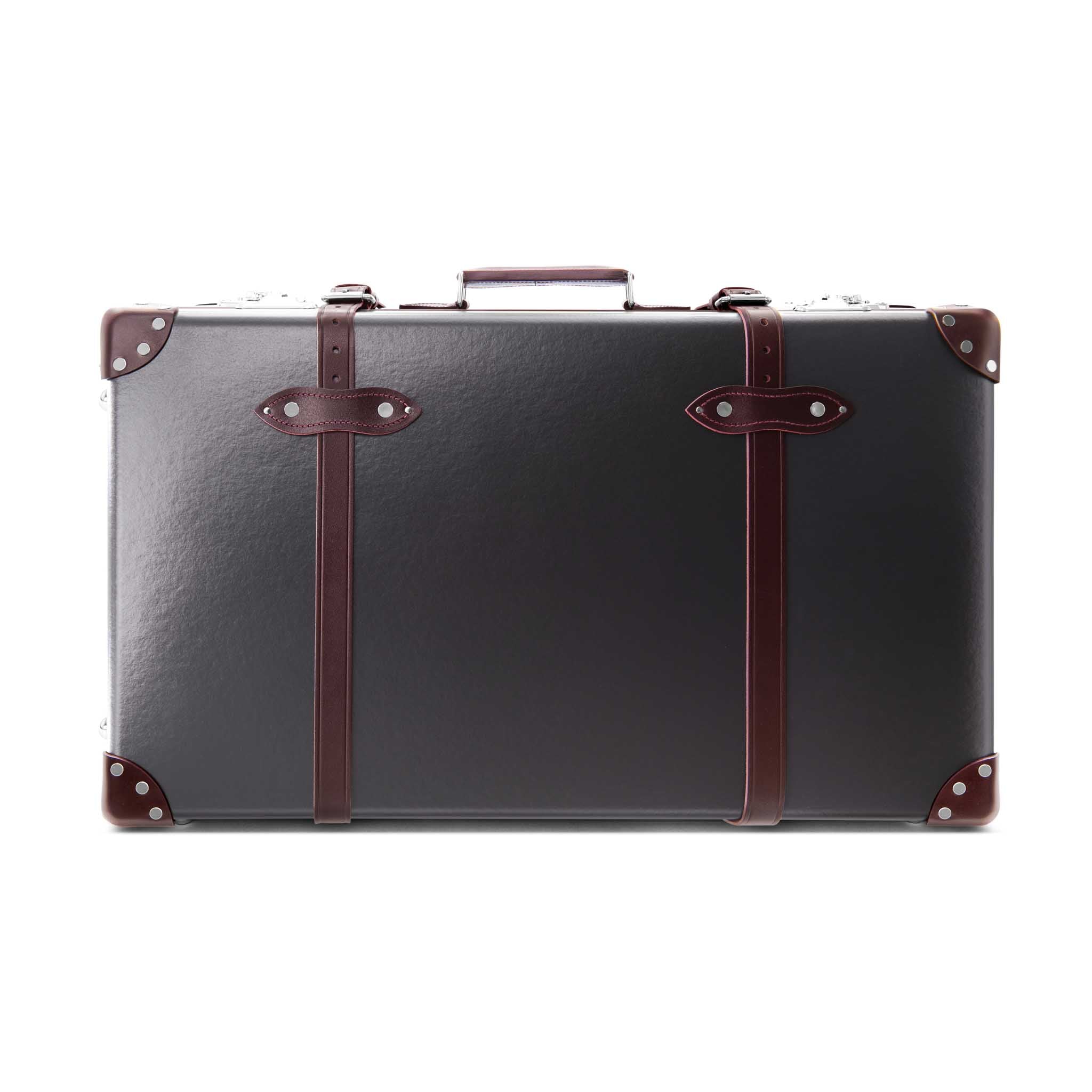Centenary · Large Suitcase | Brown/Burgundy/Chrome