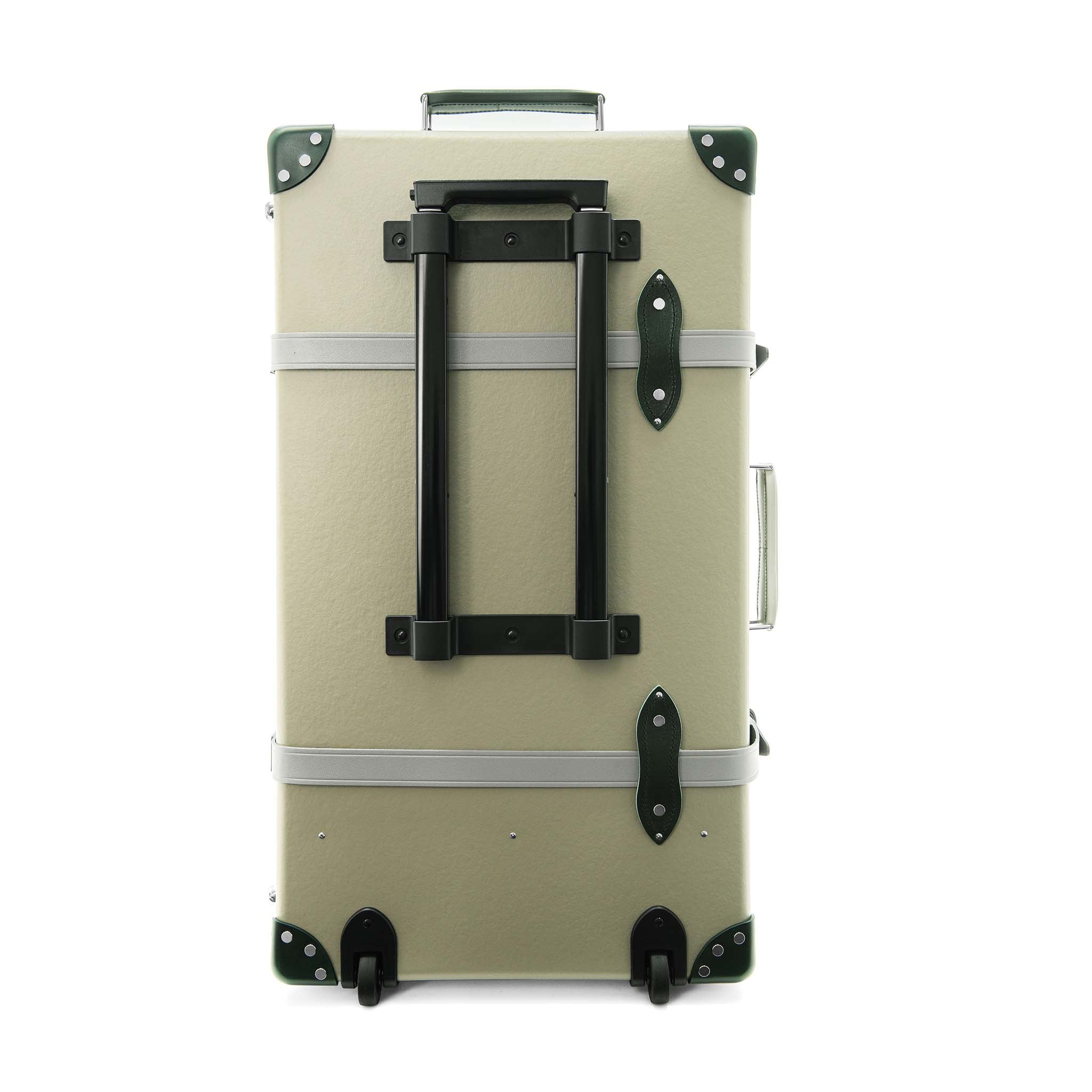 Elephant Family · Large Check-In - 2 Wheels | Olive Grey/Kerry Green/Chrome