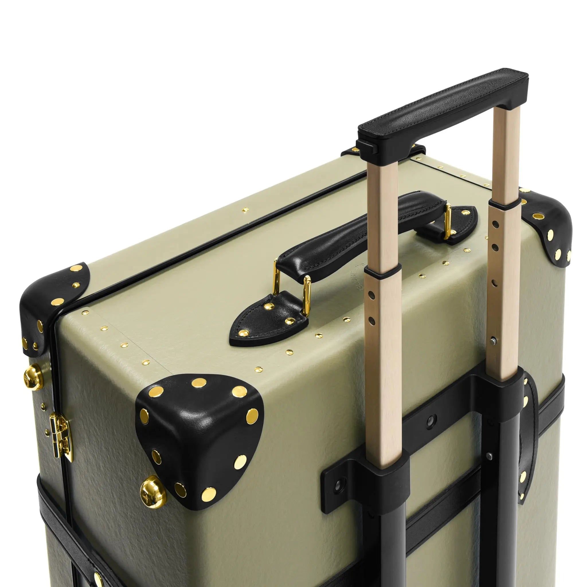 Centenary · Large Check-In - 2 Wheels | Olive/Black/Gold - GLOBE-TROTTER