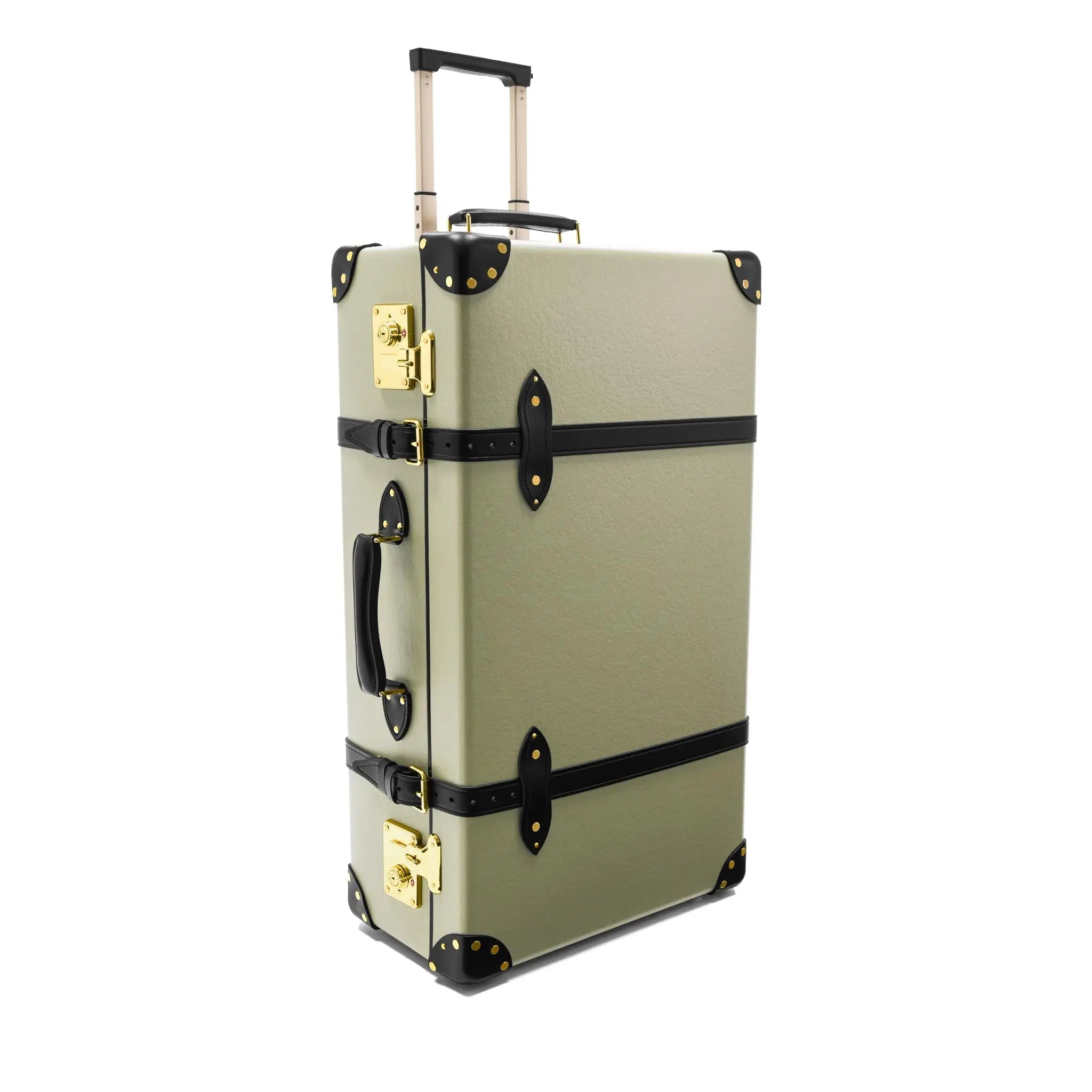 Centenary · Large Check-In - 2 Wheels | Olive/Black/Gold - GLOBE-TROTTER