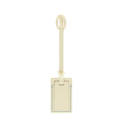 Albion · Small Luggage Tag | Ivory/Blue - GLOBE-TROTTER