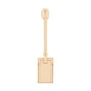 Albion · Small Luggage Tag | Natural/Red - GLOBE-TROTTER