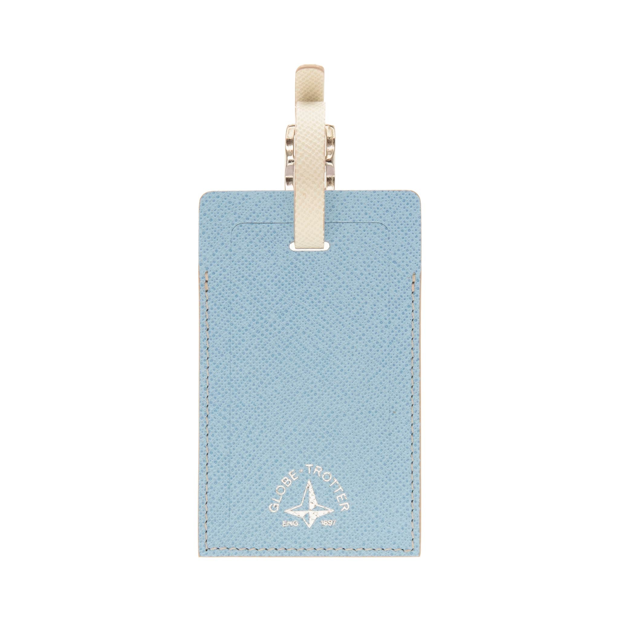 Jet · Luggage Tag | Baby Blue/Baby Pink/Chrome