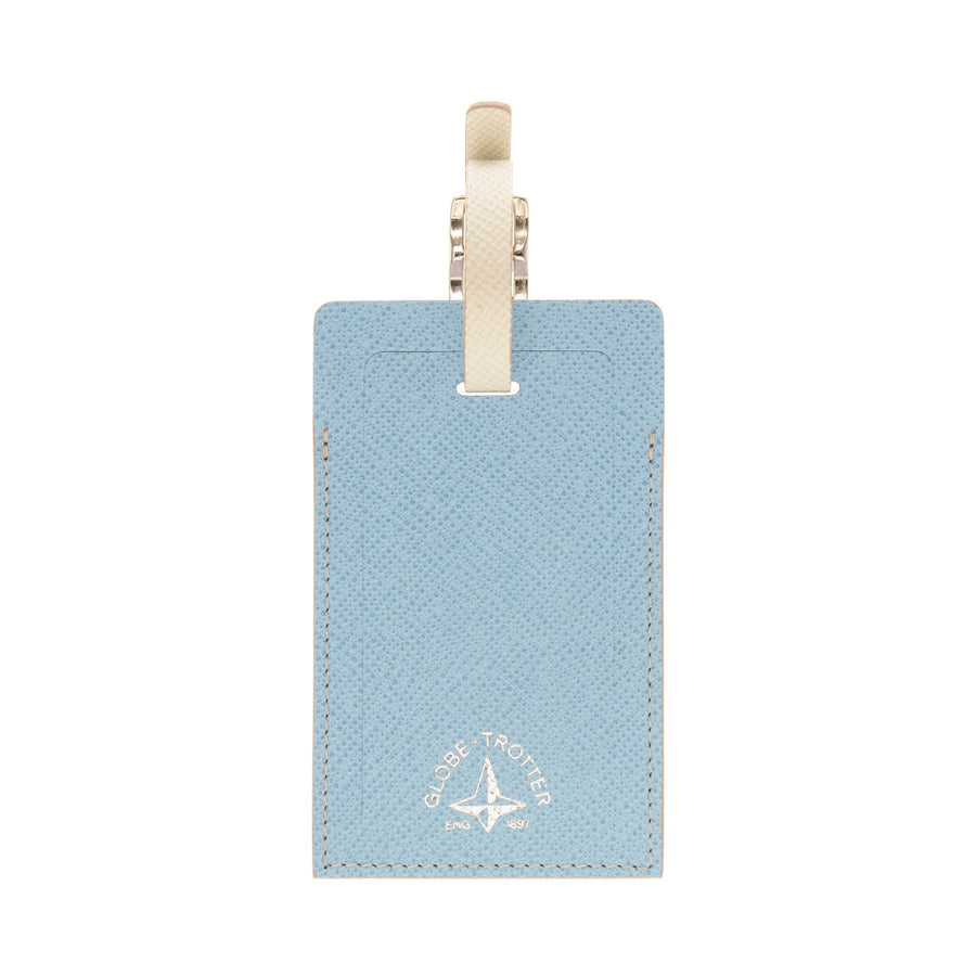 Jet · Luggage Tag | Baby Blue/Baby Pink/Chrome – first image