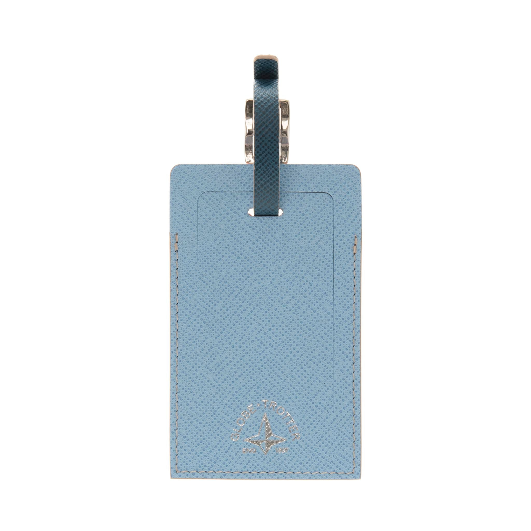 Jet · Luggage Tag | Baby Blue/Red/Chrome