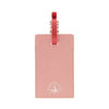 Jet · Luggage Tag | Baby Pink/Ivory/Chrome