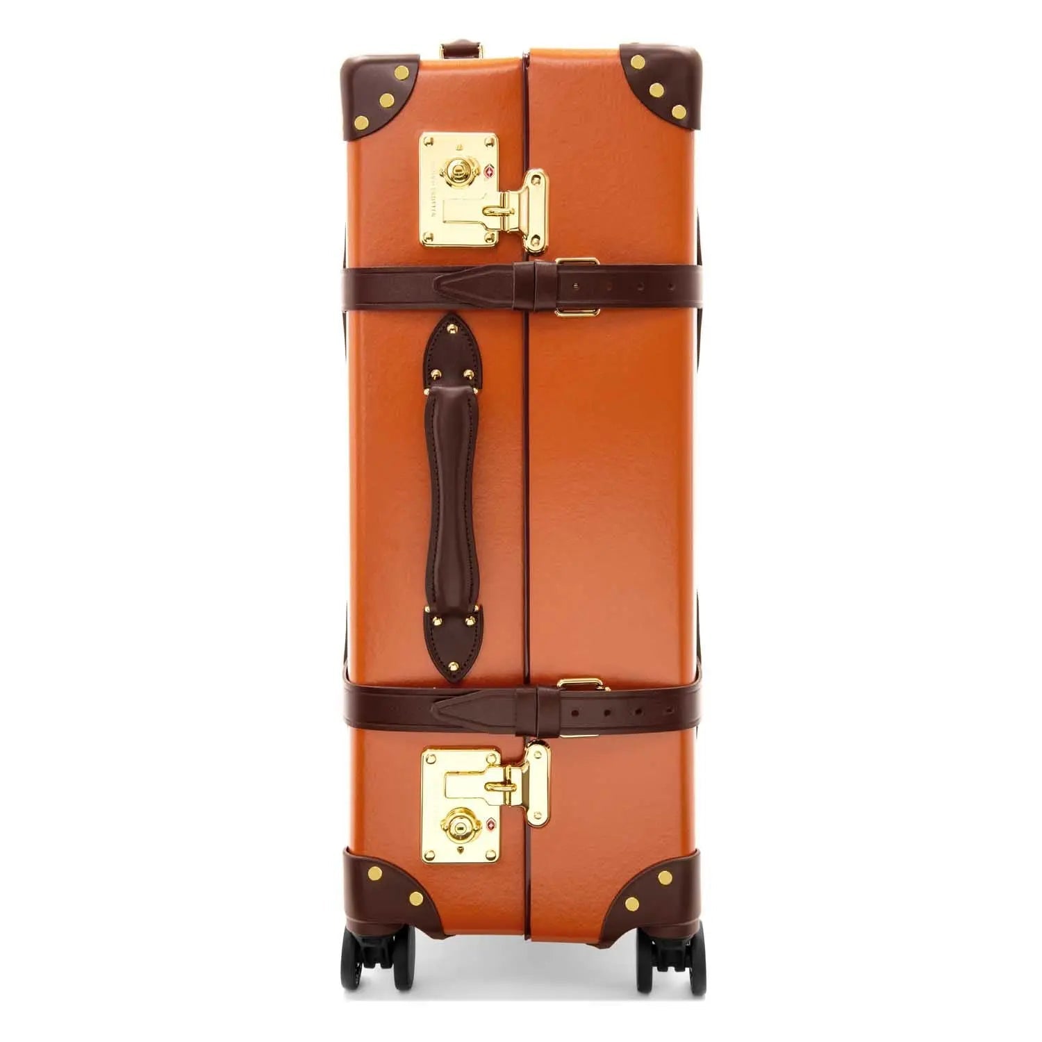 Centenary · Large Check-In - 4 Wheels | Marmalade/Brown - GLOBE-TROTTER