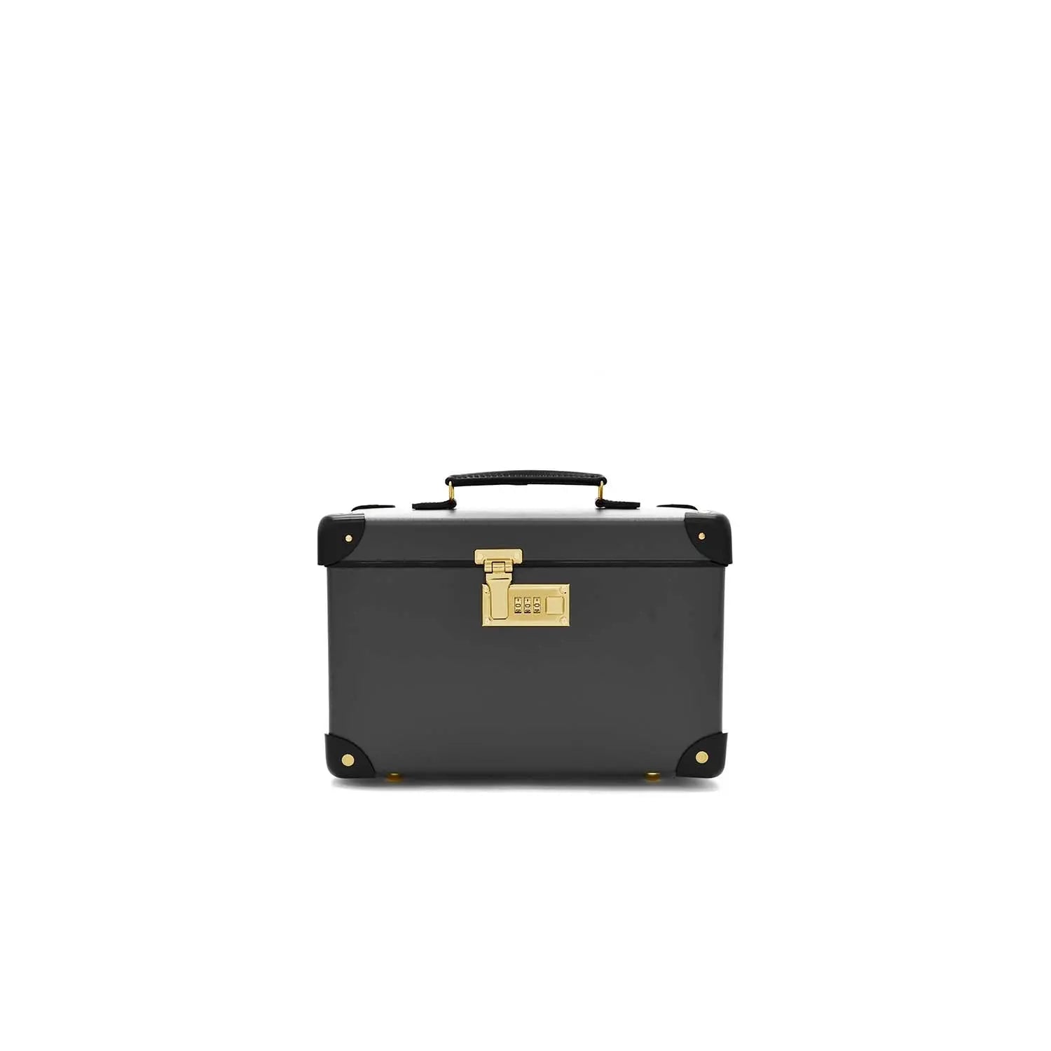 Centenary · Vanity Case | Charcoal/Black/Gold - GLOBE-TROTTER