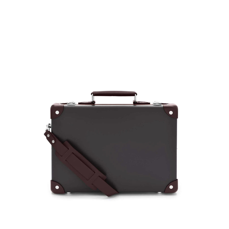Centenary · Small Attaché | Brown/Burgundy/Chrome – first image