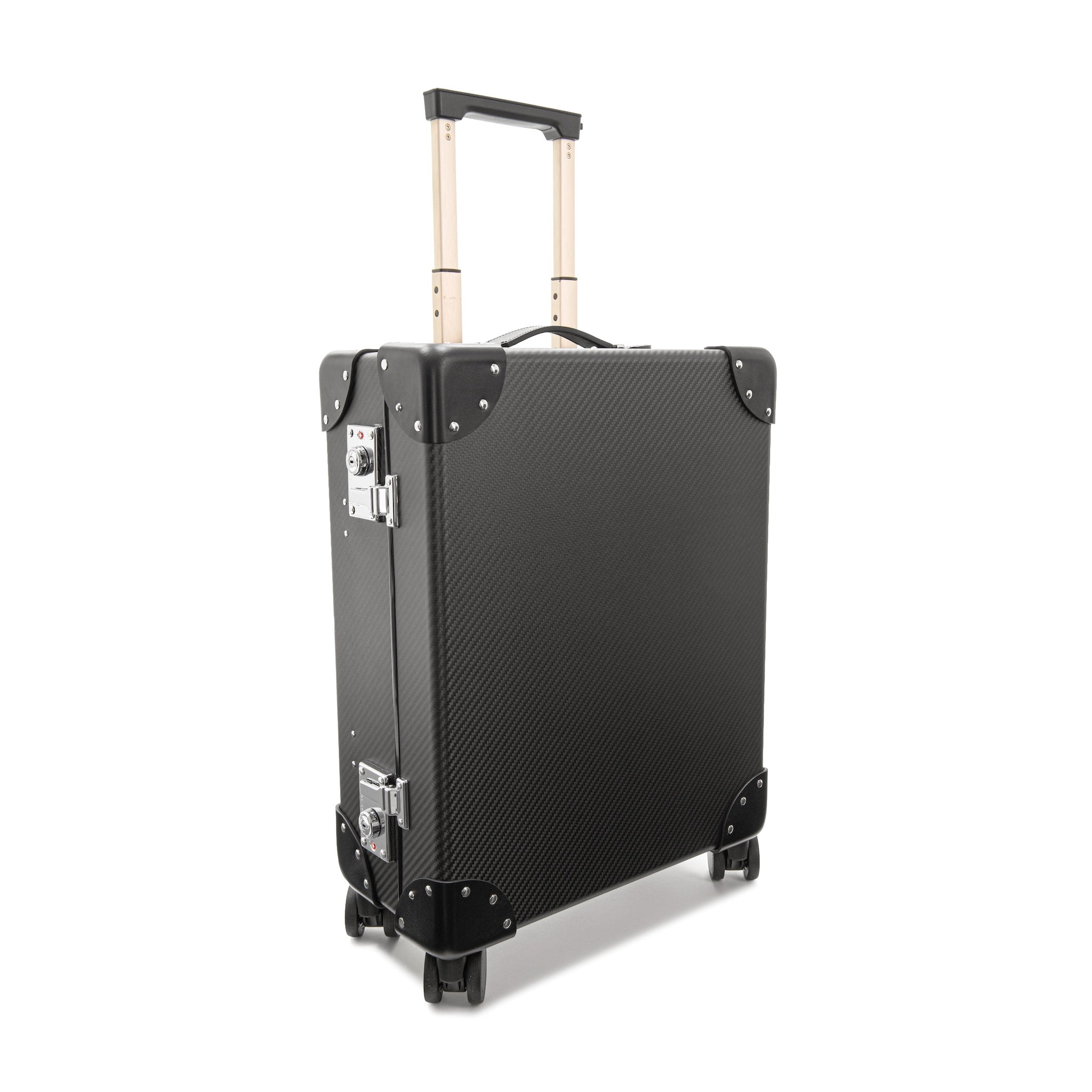 Carbon Fibre · Carry-On - 4 Wheels | Carbon Fibre/Black/Chrome