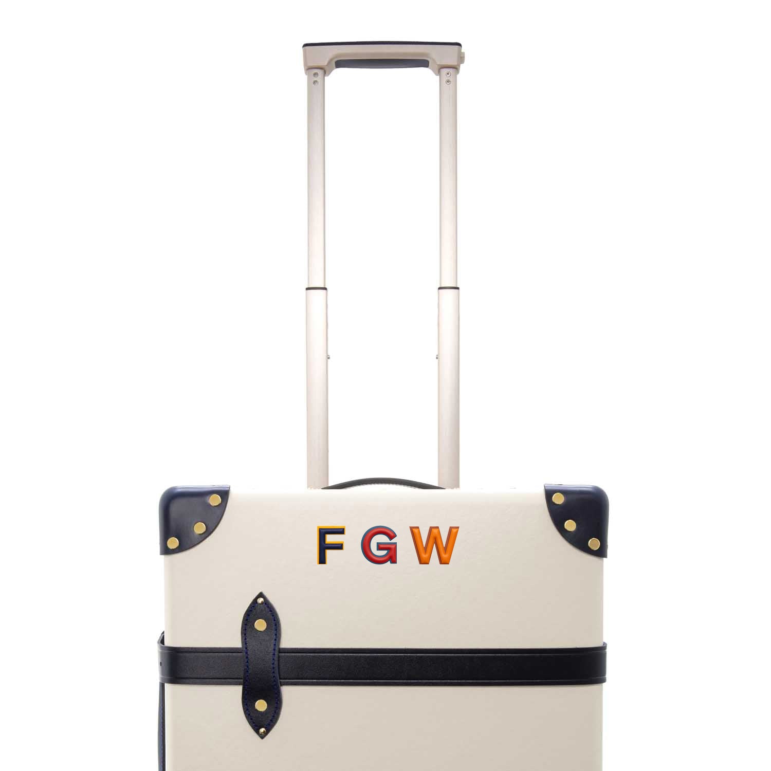 Alphabet · Leather Sticker | Red/Petrol Blue | G