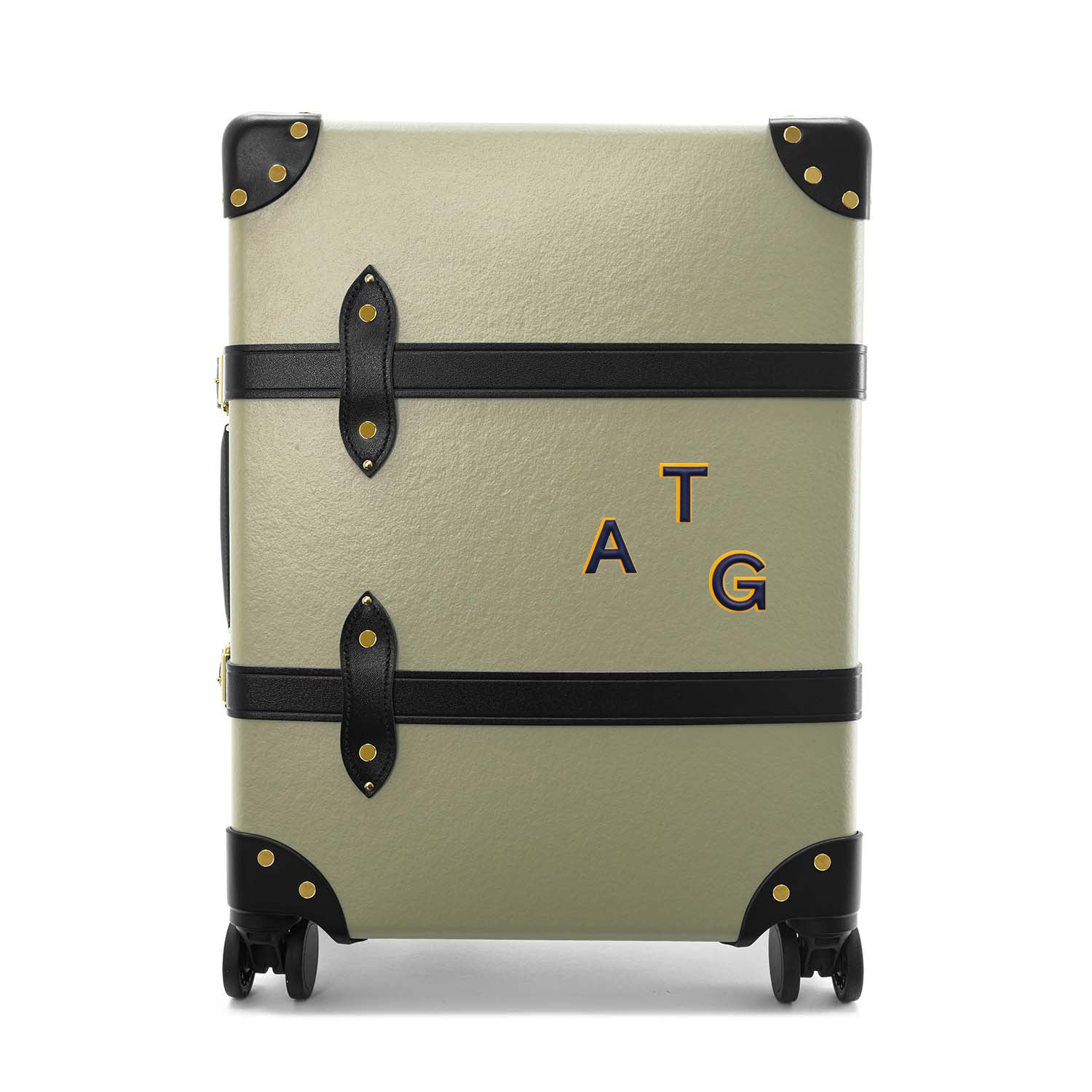 Alphabet · Leather Sticker | Yellow/Dark Blue | G