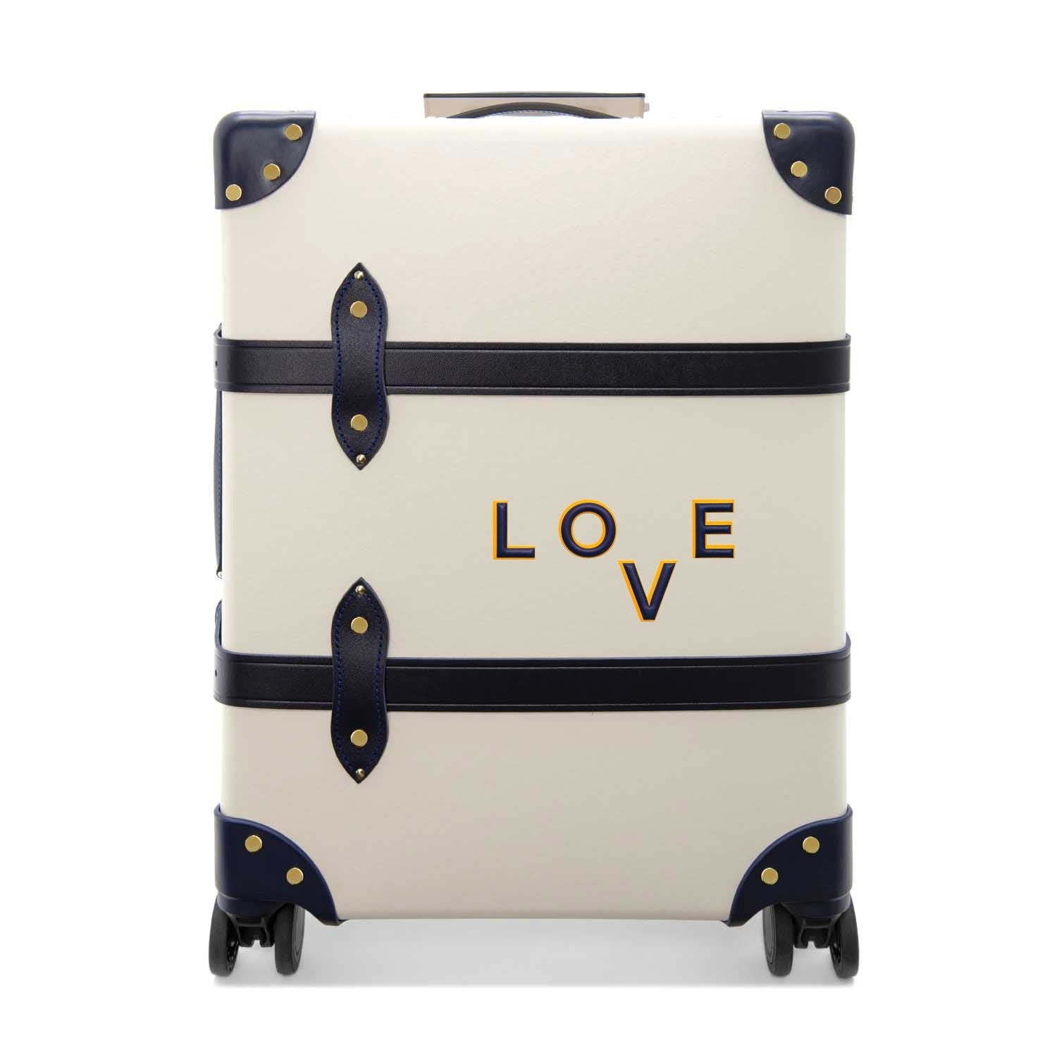 Alphabet · Leather Sticker | Yellow/Dark Blue | E