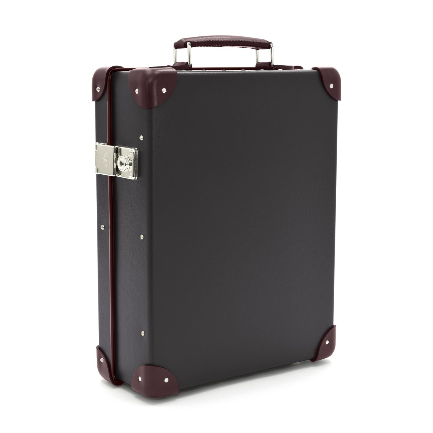 Centenary · 12-Slot Watch Case | Brown/Burgundy - GLOBE-TROTTER