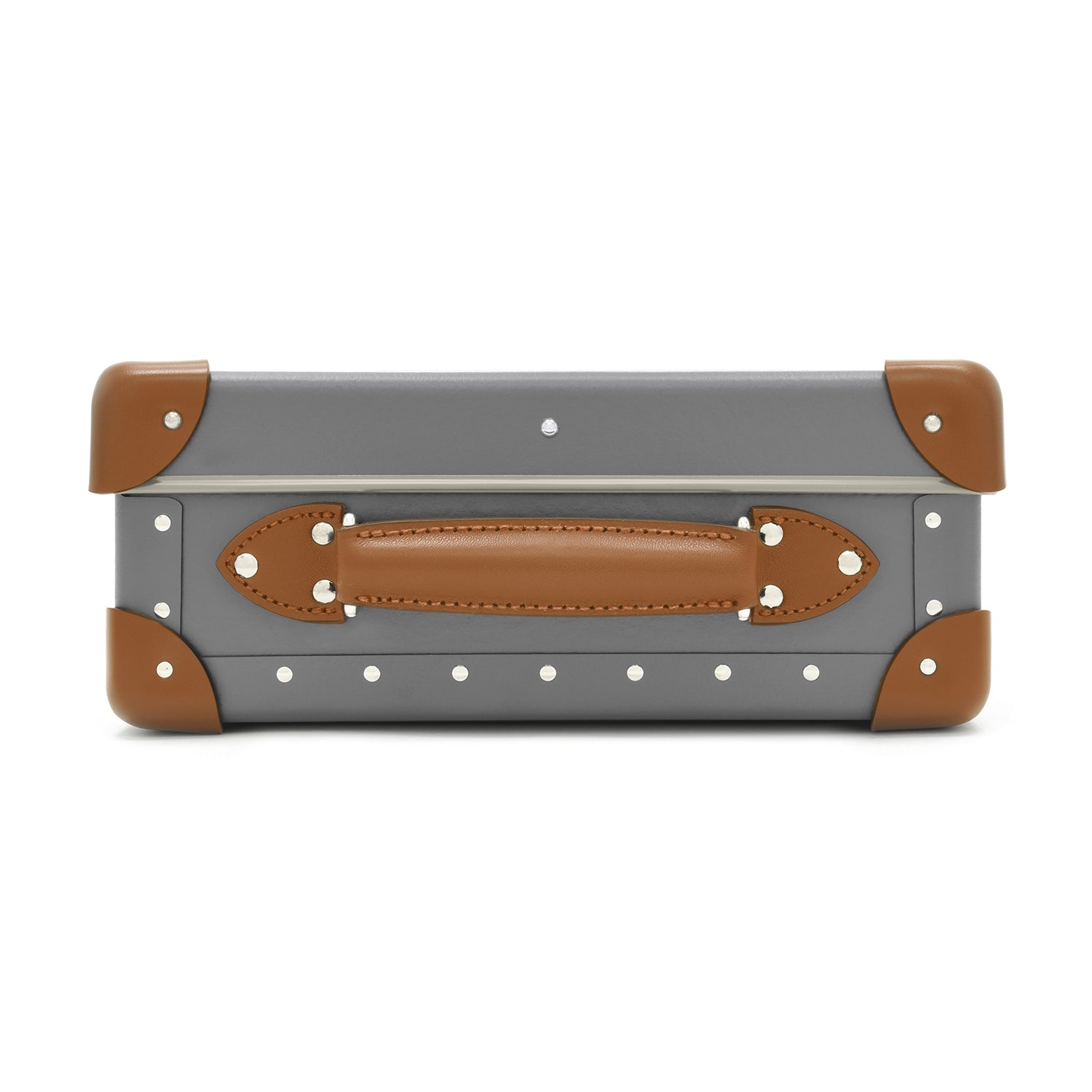 Centenary · 12-Slot Watch Case | Grey/Caramel - GLOBE-TROTTER