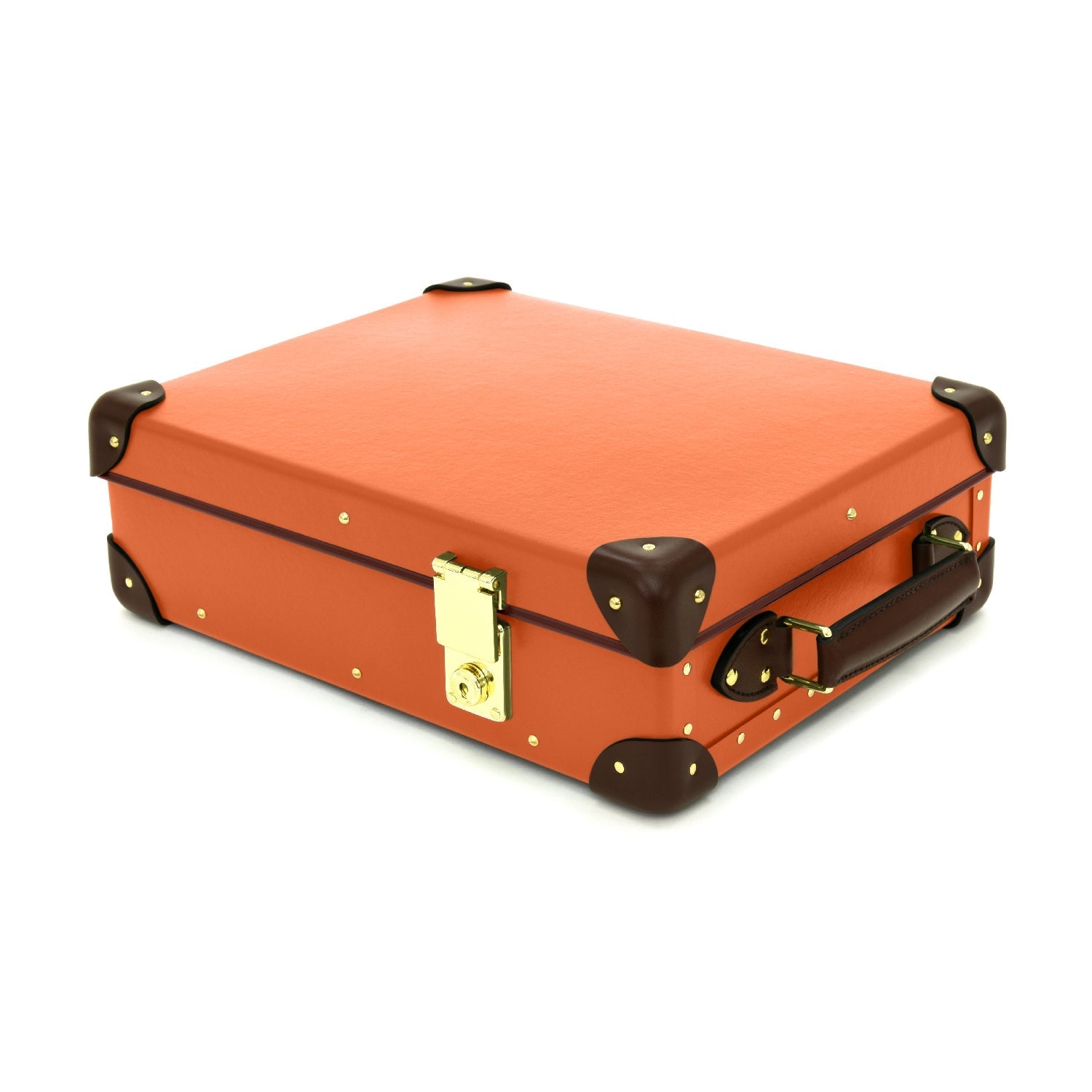 Centenary · 12-Slot Watch Case | Marmalade/Brown - GLOBE-TROTTER