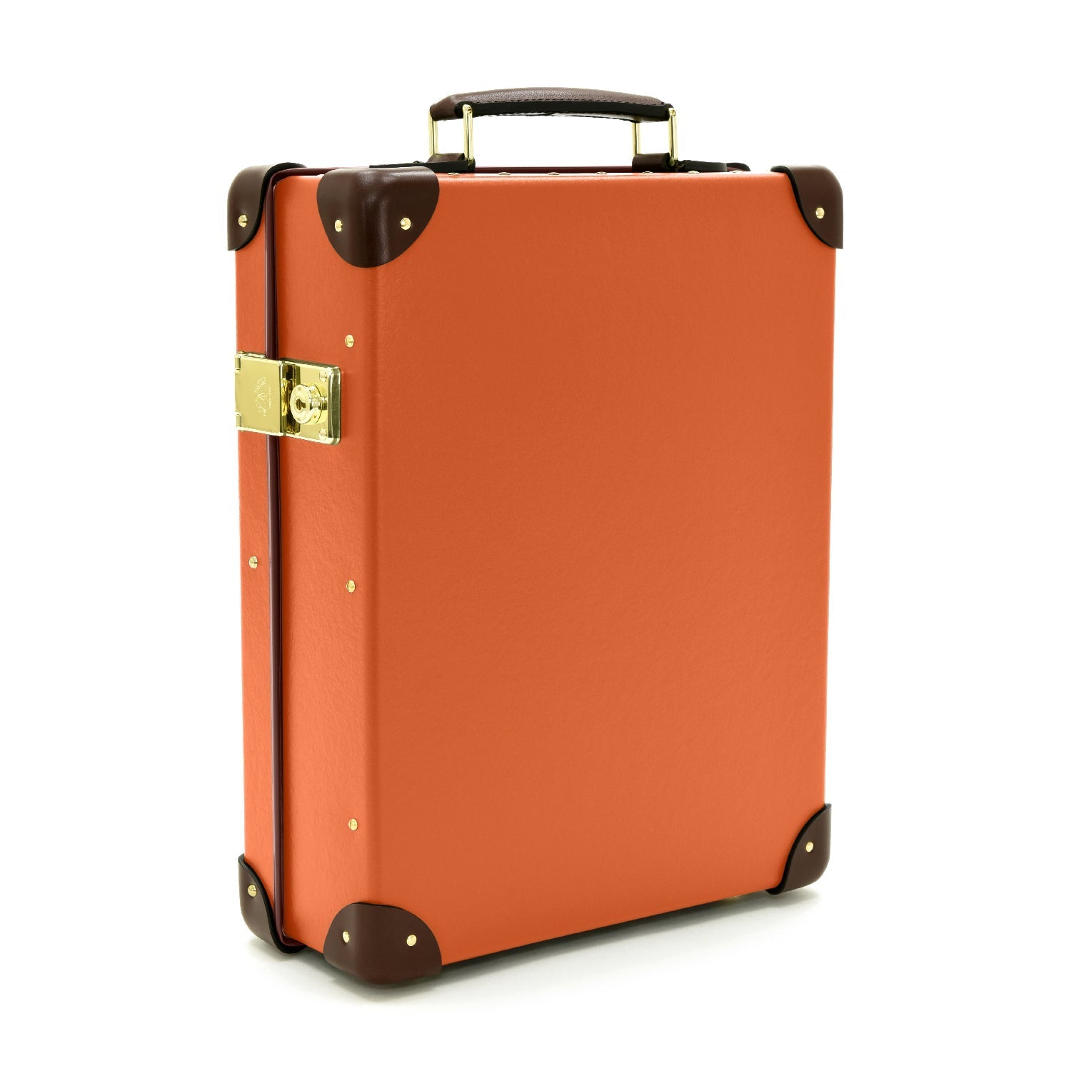 Centenary · 12-Slot Watch Case | Marmalade/Brown - GLOBE-TROTTER