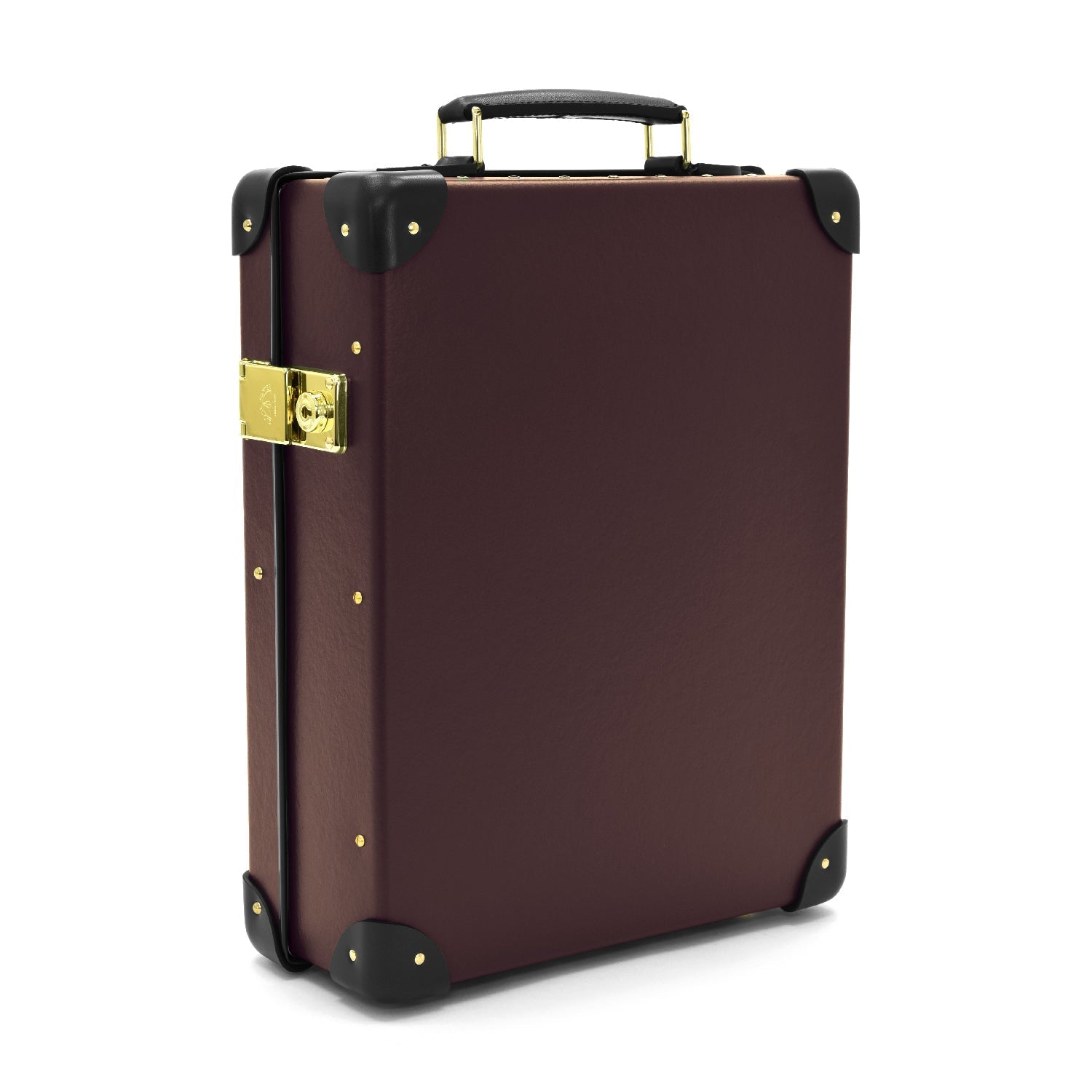 Centenary · 12-Slot Watch Case | Oxblood/Black - GLOBE-TROTTER