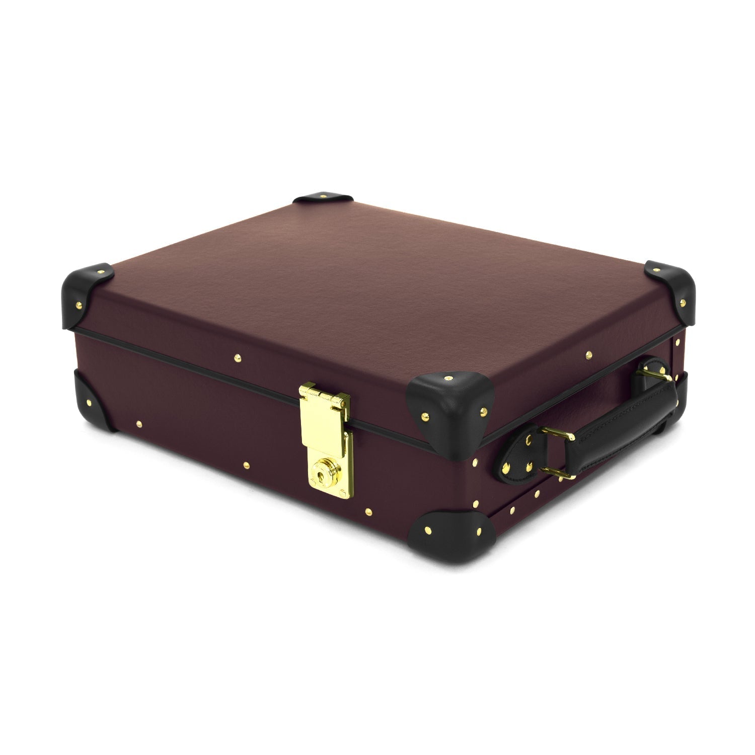 Centenary · 12-Slot Watch Case | Oxblood/Black - GLOBE-TROTTER