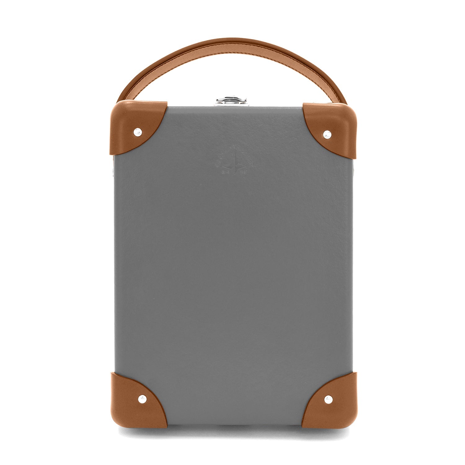 Centenary · 3-Slot Watch Case | Grey/Caramel - GLOBE-TROTTER